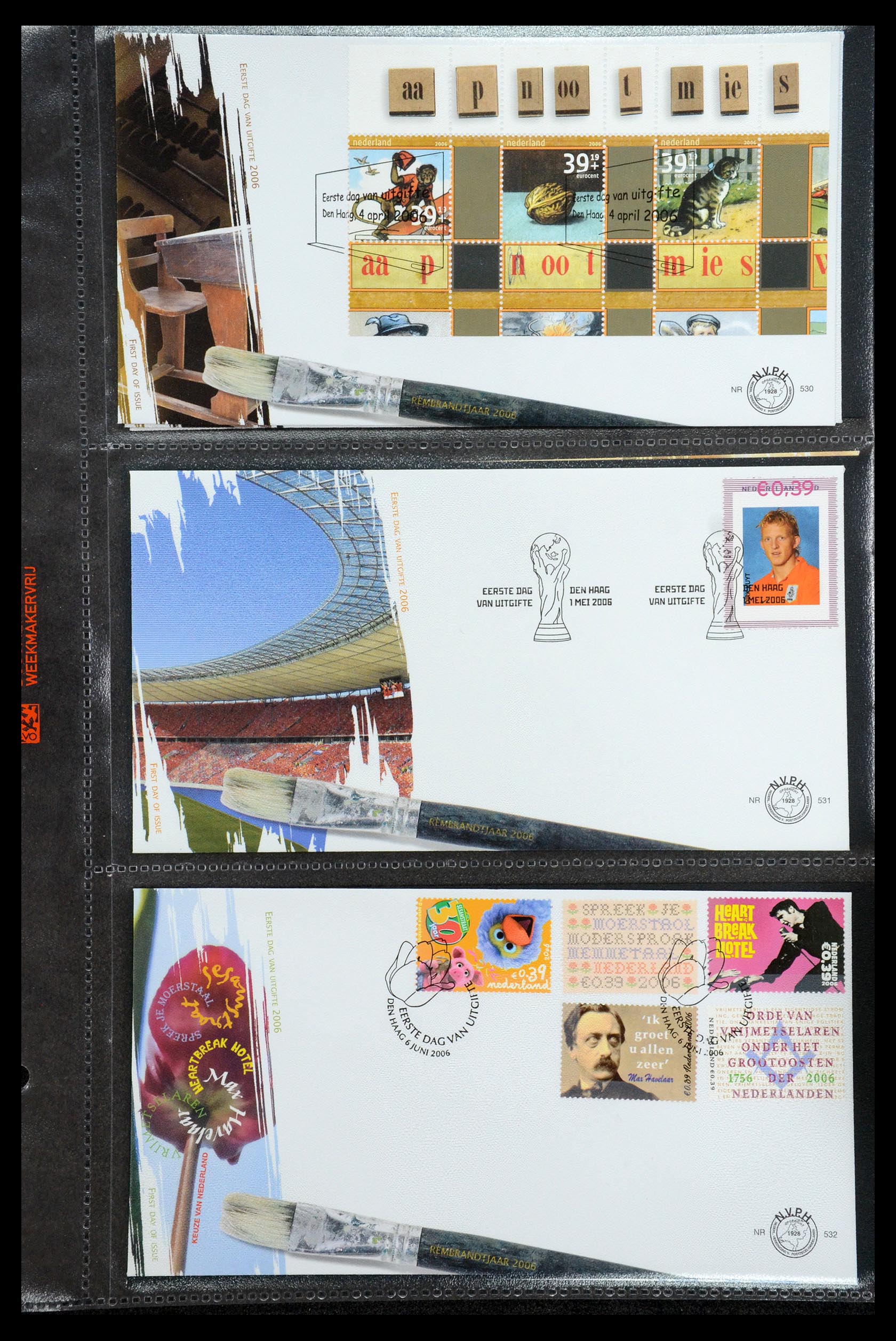 36353 061 - Postzegelverzameling 36353 Nederland FDC's 1994-2016.