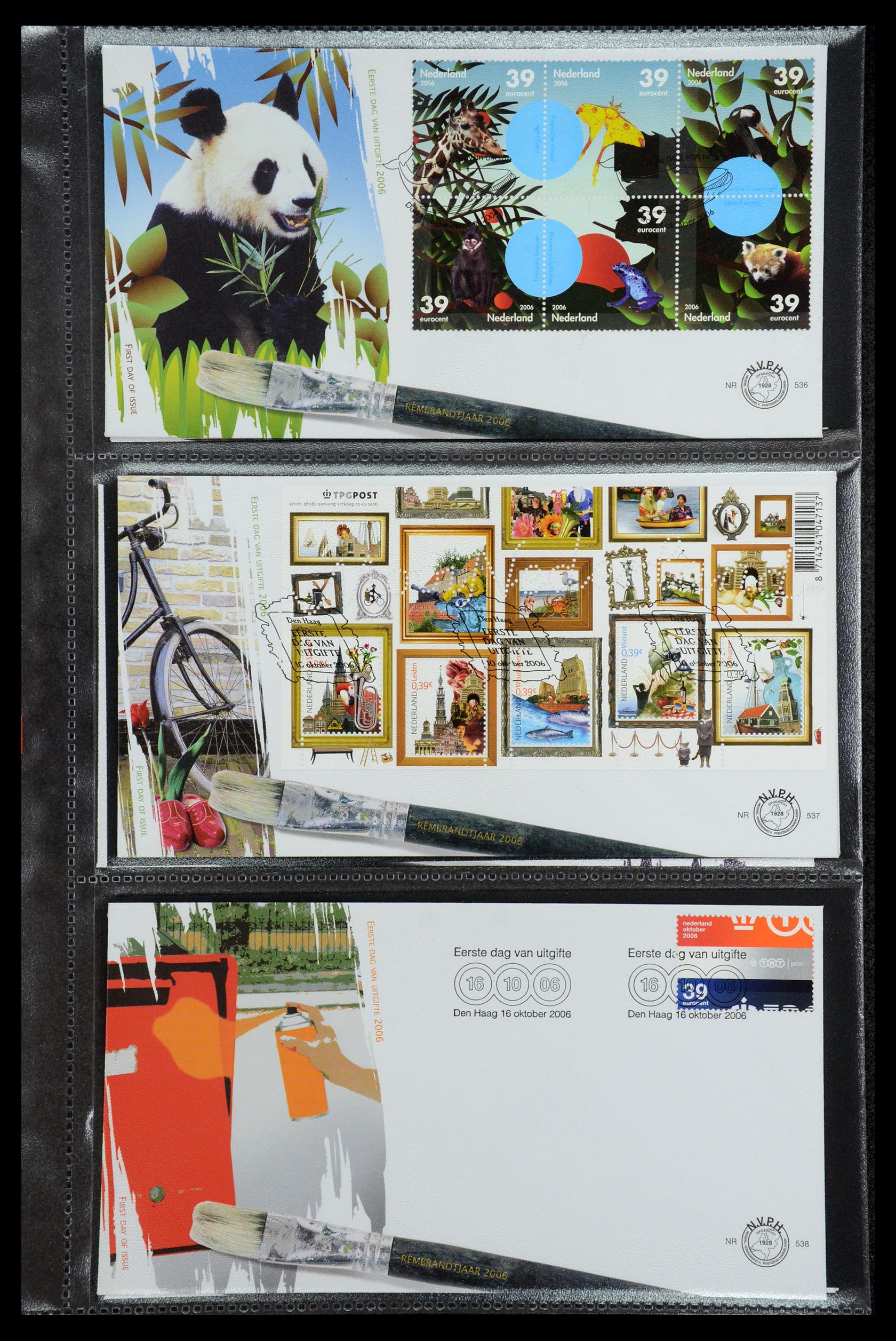 36353 063 - Postzegelverzameling 36353 Nederland FDC's 1994-2016.