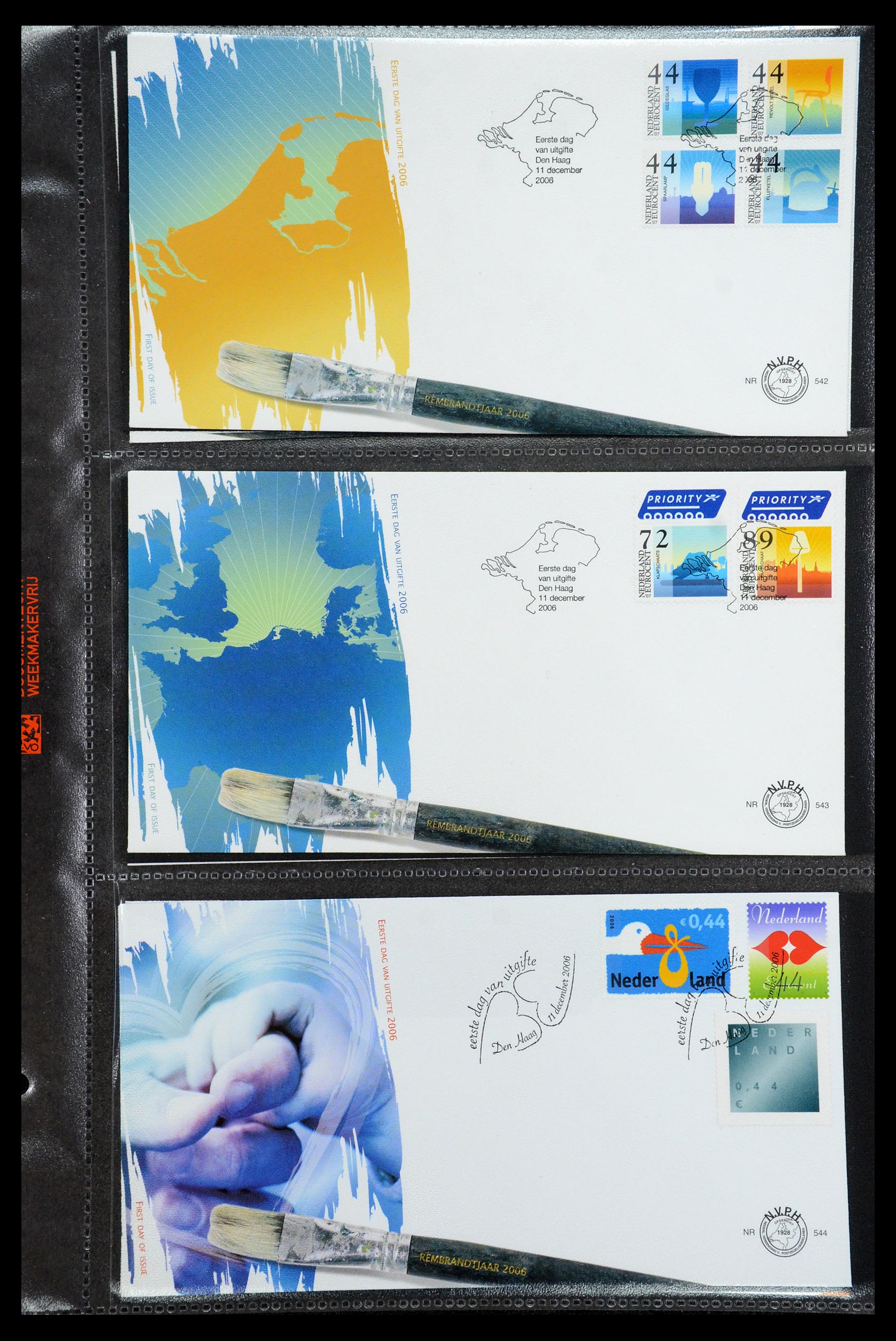36353 065 - Postzegelverzameling 36353 Nederland FDC's 1994-2016.