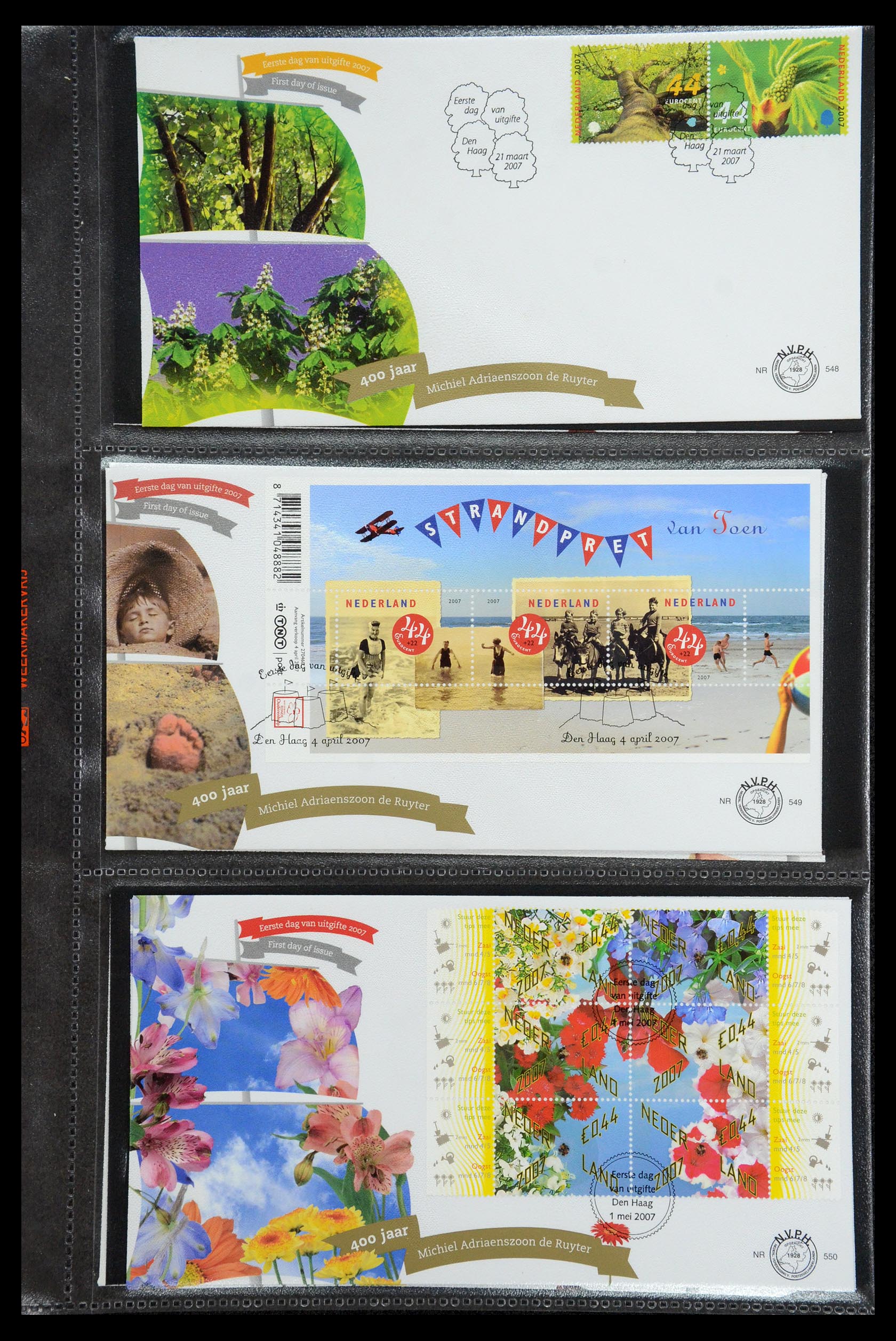 36353 067 - Postzegelverzameling 36353 Nederland FDC's 1994-2016.