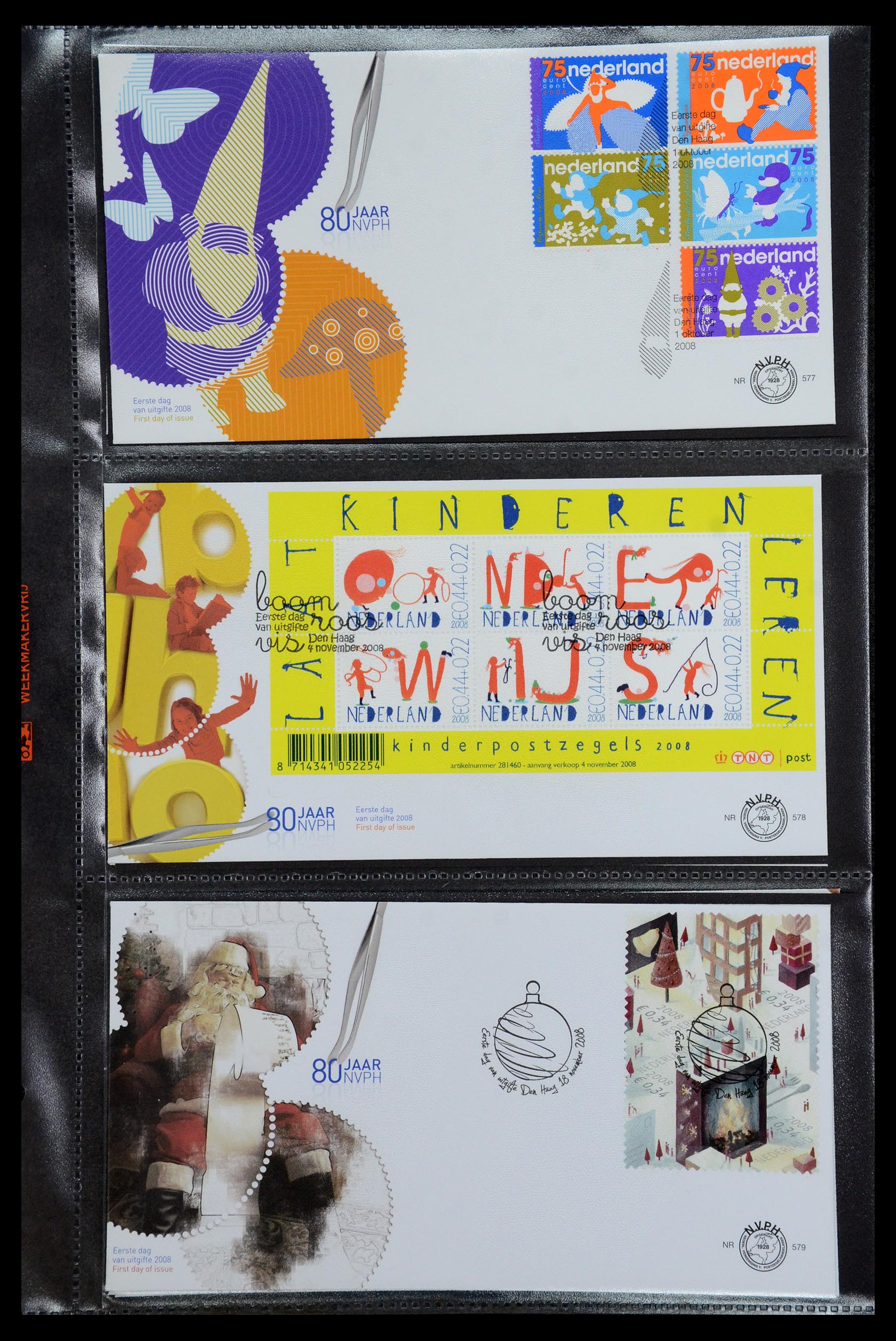 36353 077 - Postzegelverzameling 36353 Nederland FDC's 1994-2016.