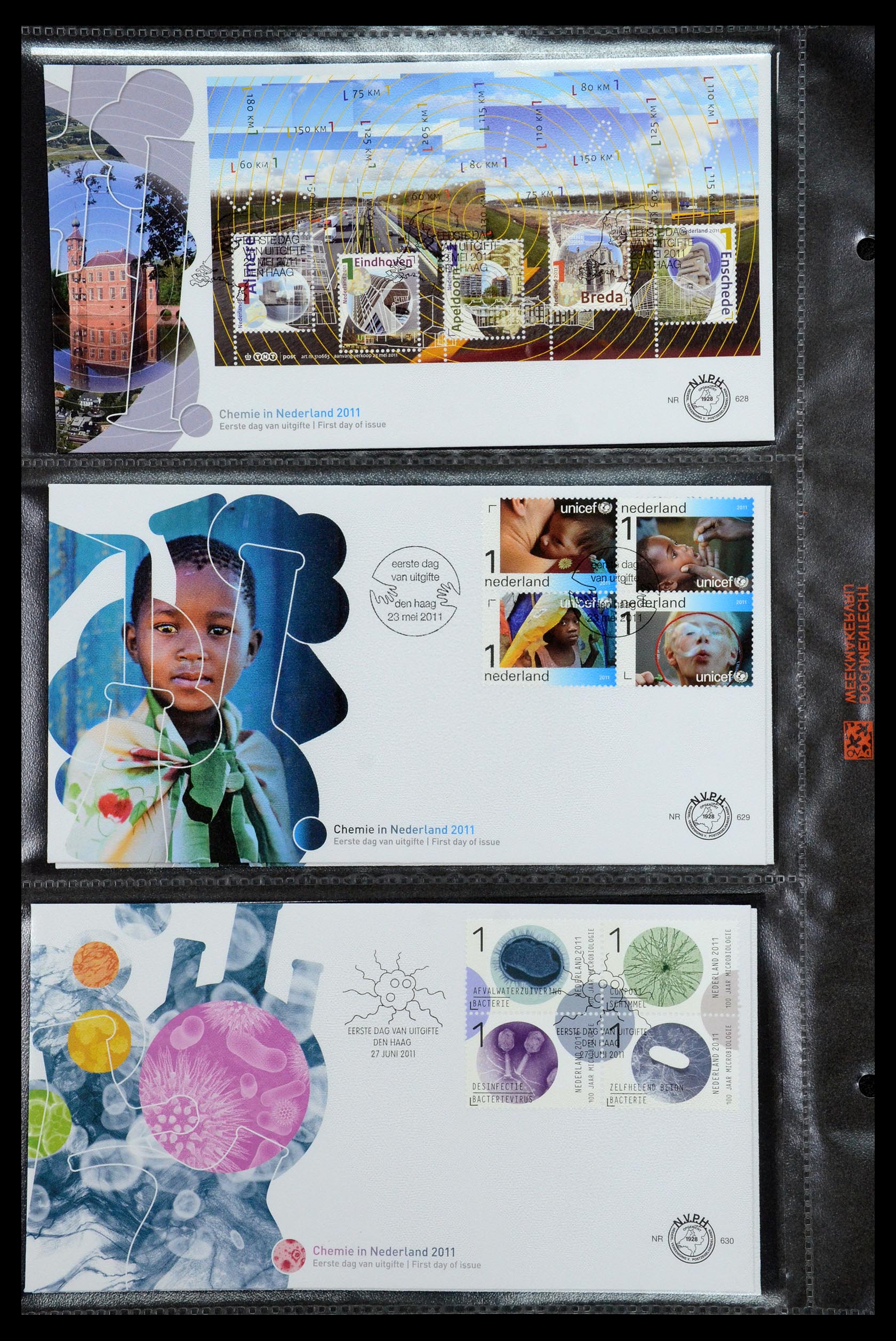 36353 094 - Postzegelverzameling 36353 Nederland FDC's 1994-2016.
