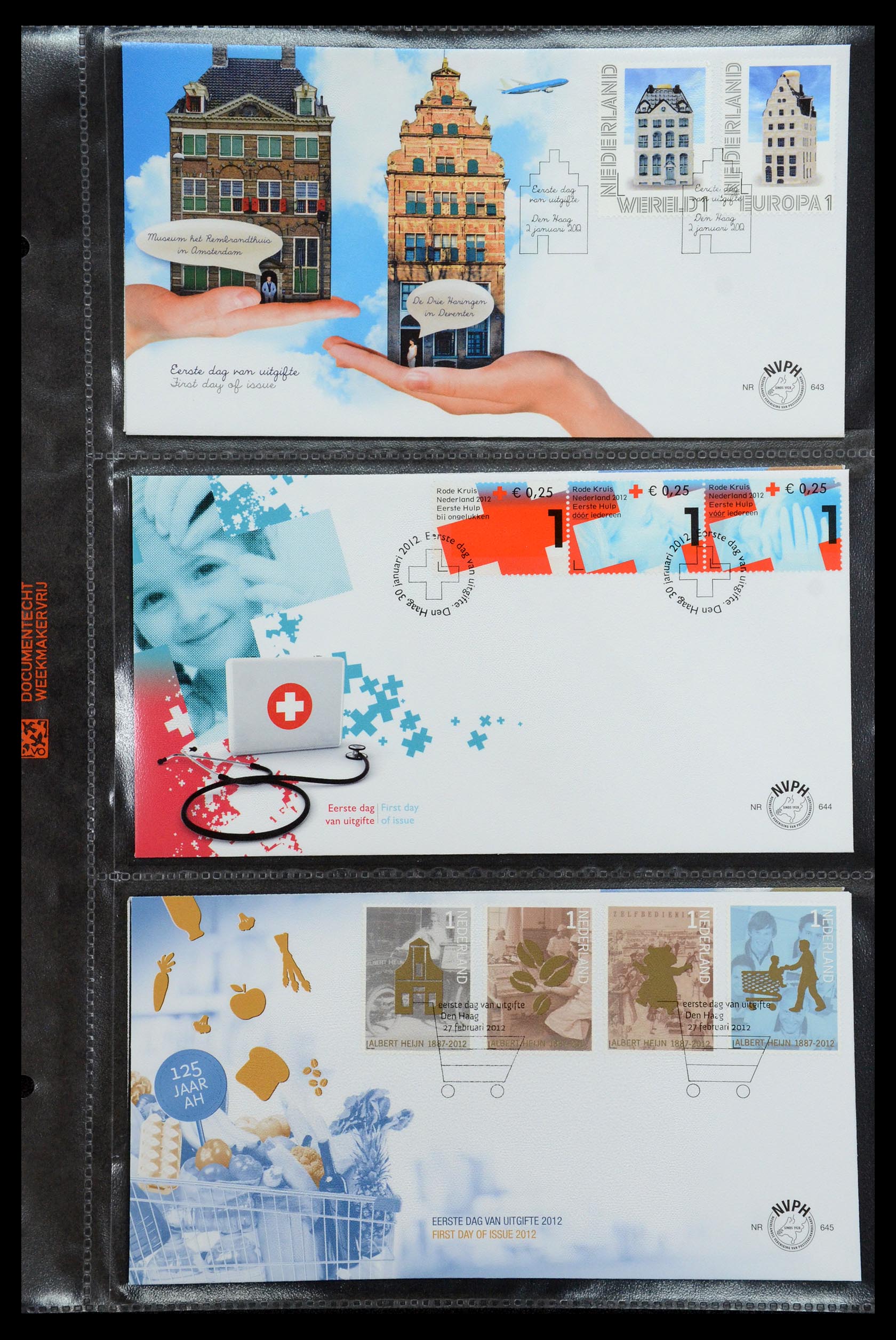 36353 099 - Postzegelverzameling 36353 Nederland FDC's 1994-2016.