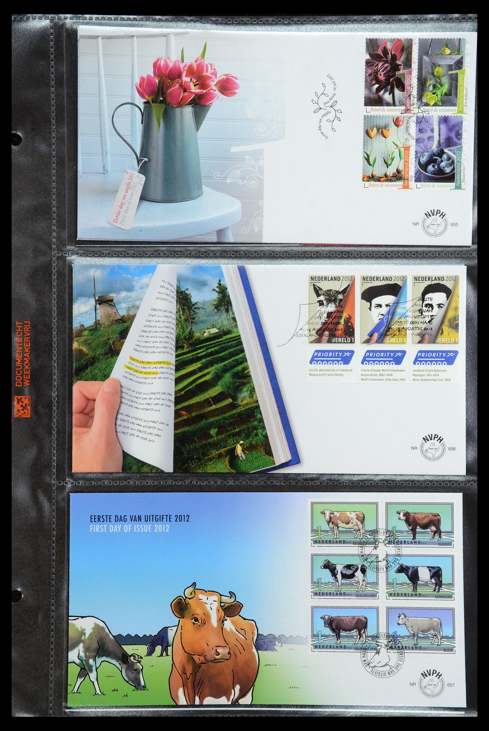 36353 103 - Postzegelverzameling 36353 Nederland FDC's 1994-2016.