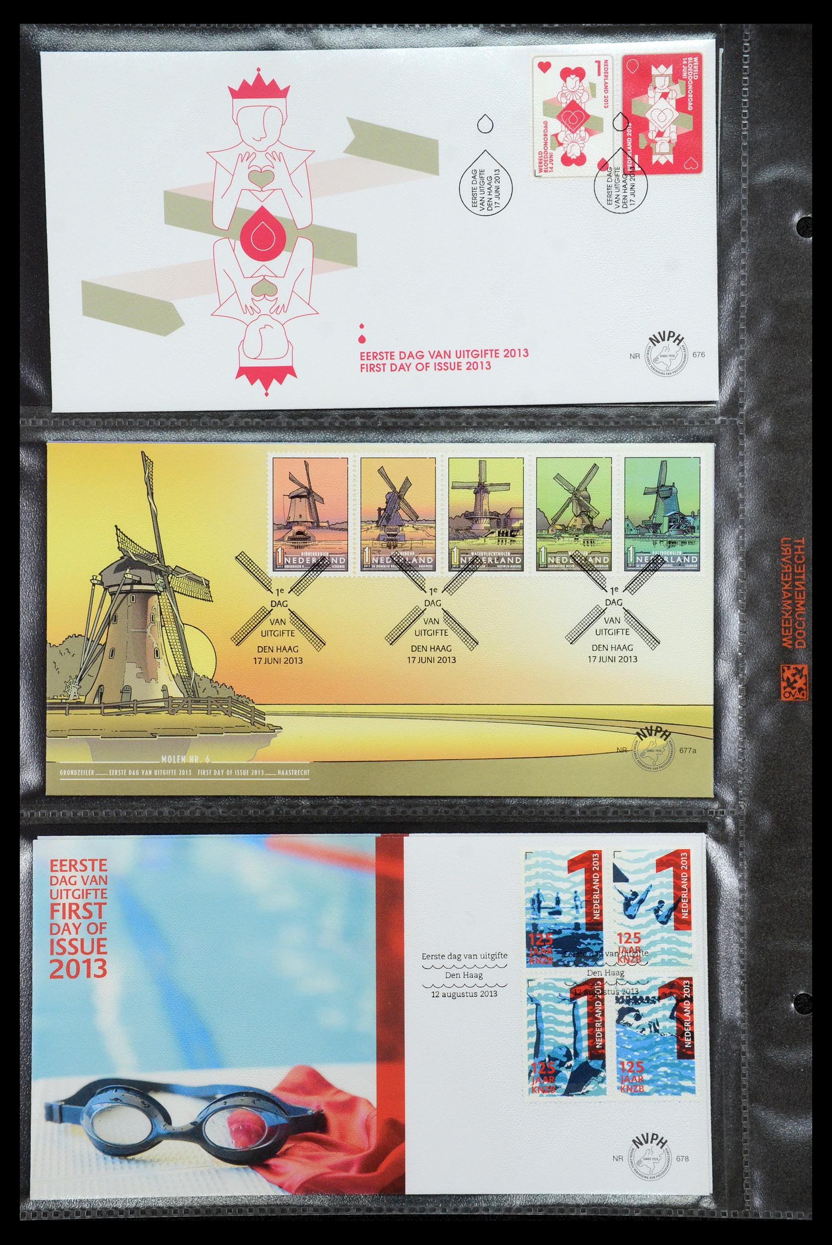 36353 110 - Postzegelverzameling 36353 Nederland FDC's 1994-2016.