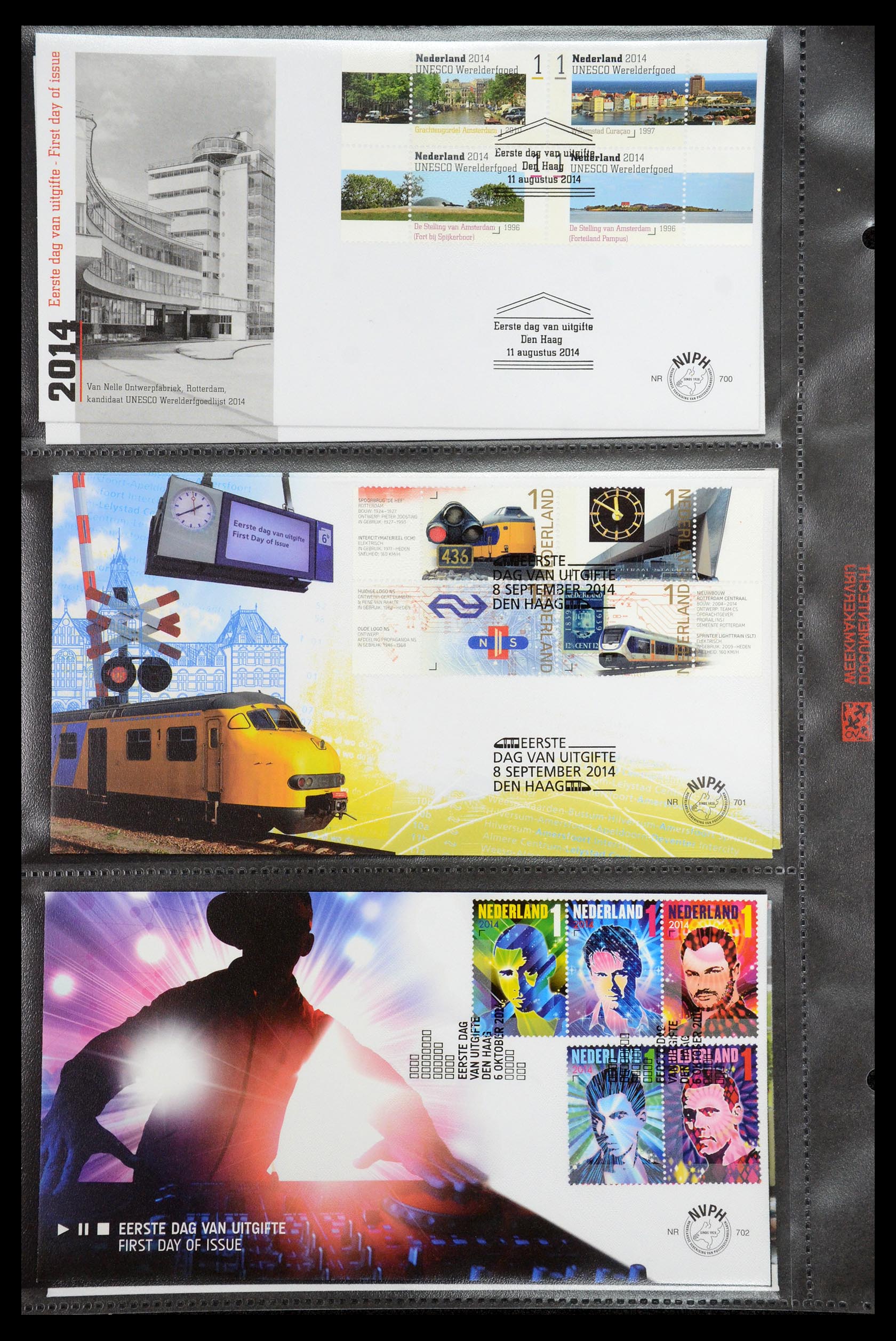36353 118 - Postzegelverzameling 36353 Nederland FDC's 1994-2016.