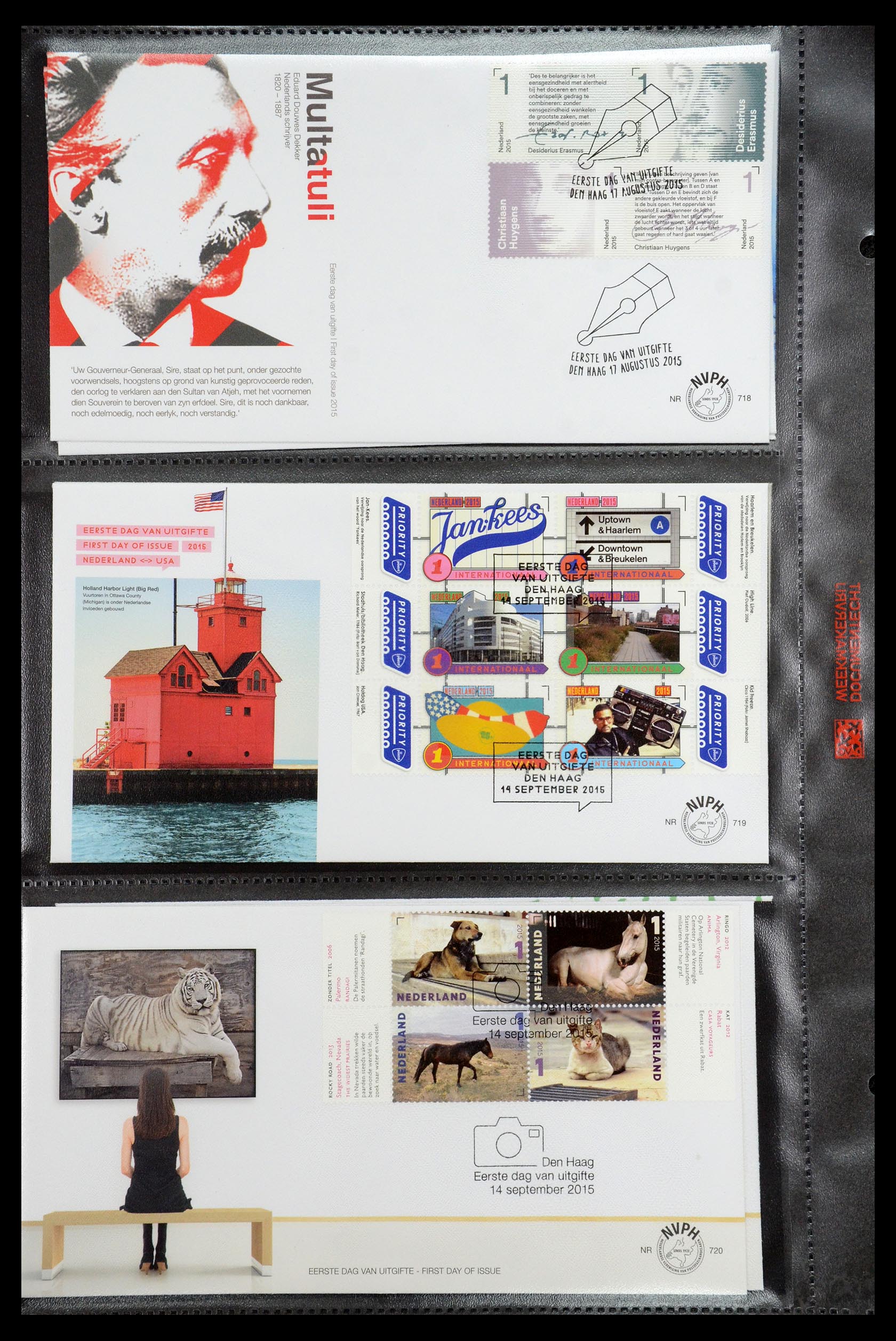 36353 124 - Postzegelverzameling 36353 Nederland FDC's 1994-2016.