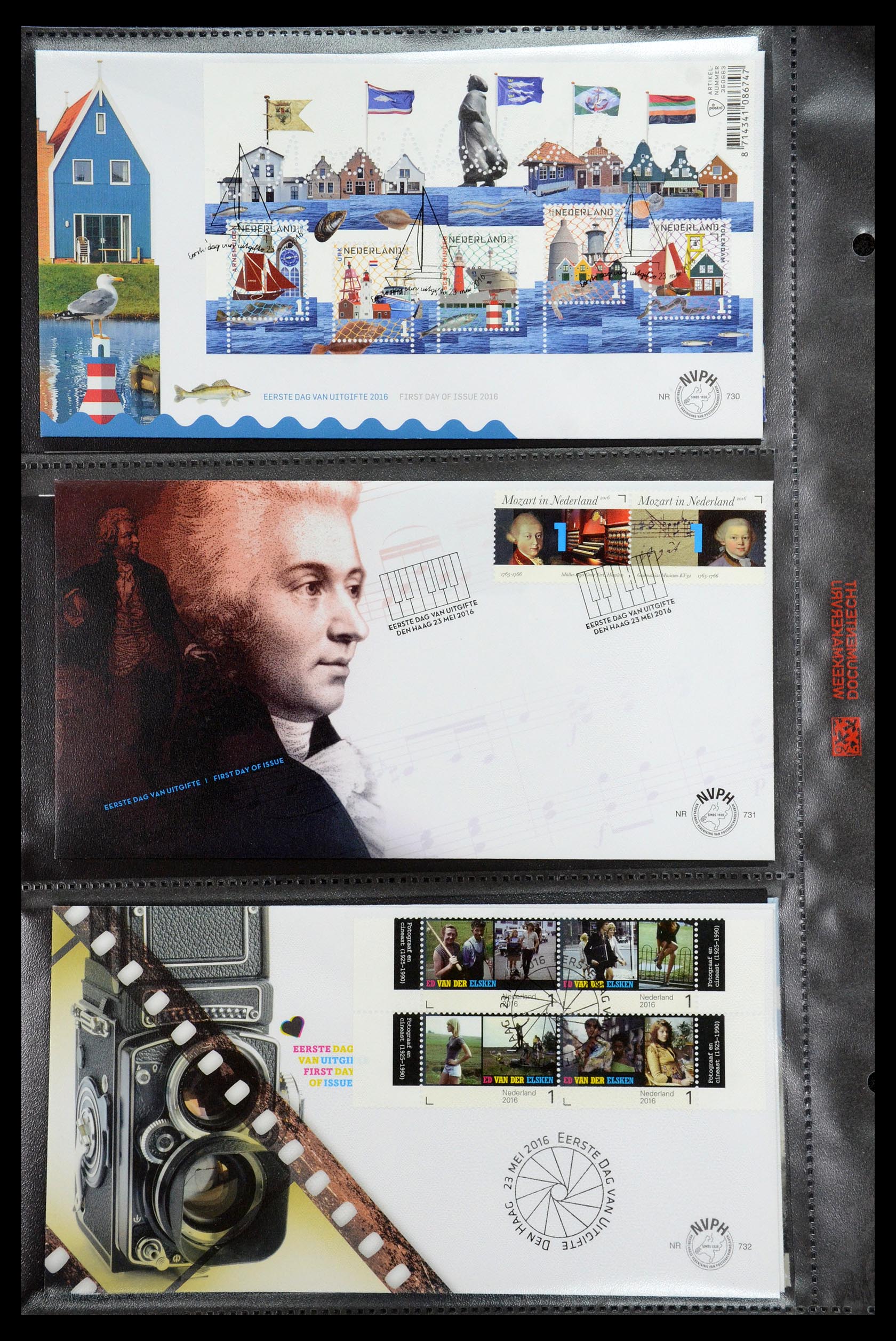 36353 128 - Postzegelverzameling 36353 Nederland FDC's 1994-2016.