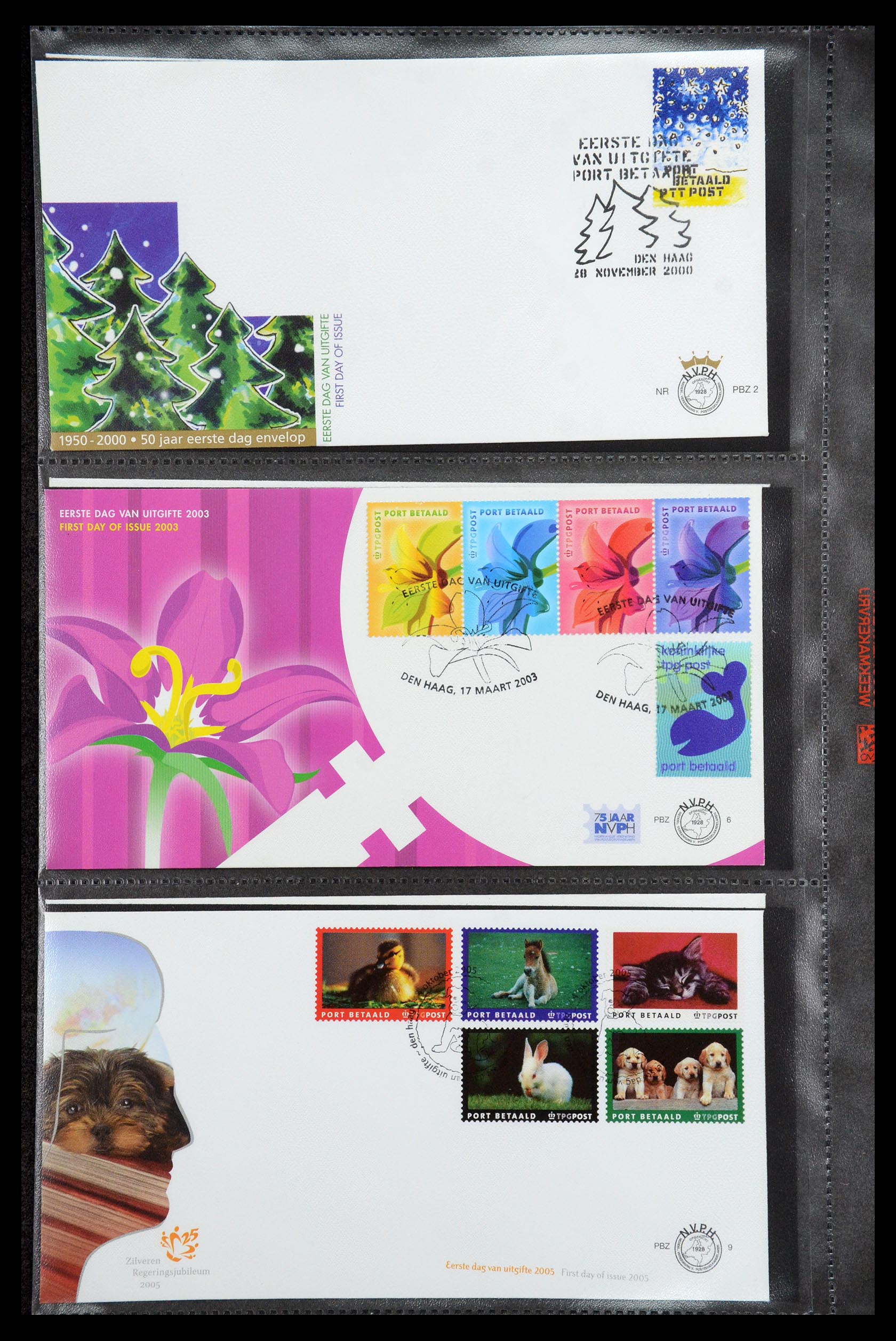 36353 132 - Postzegelverzameling 36353 Nederland FDC's 1994-2016.
