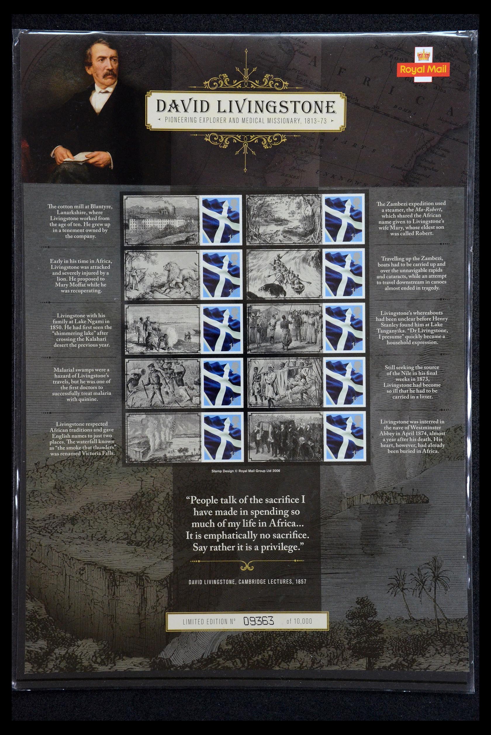 36357 011 - Stamp collection 36357 Great Britain Post Office label (smiler) sheets 2