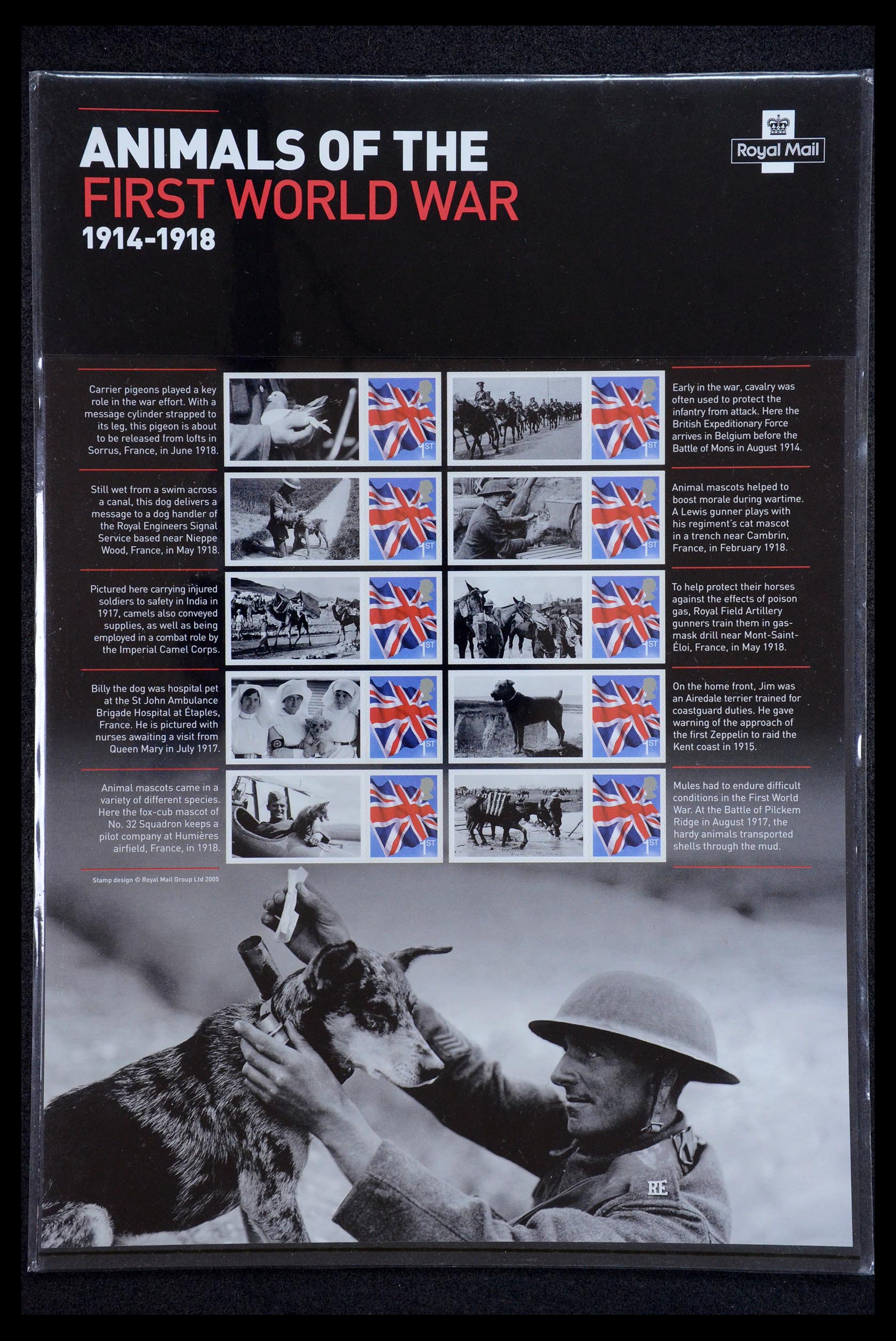 36357 015 - Postzegelverzameling 36357 Engeland Post Office label (smiler) sheets