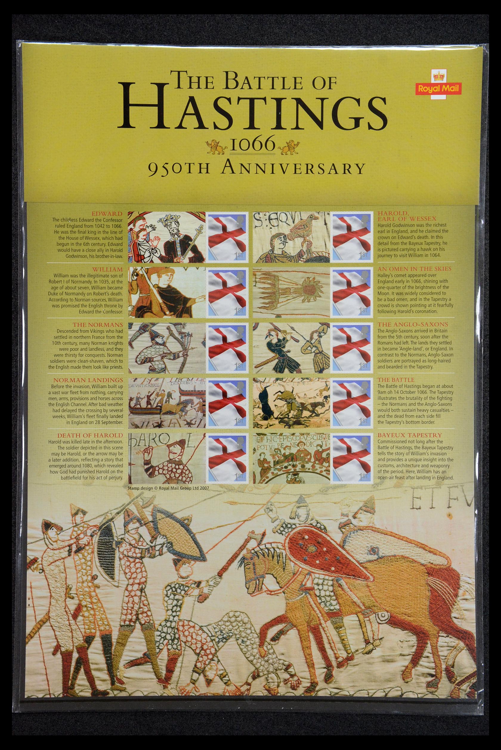 36357 025 - Postzegelverzameling 36357 Engeland Post Office label (smiler) sheets