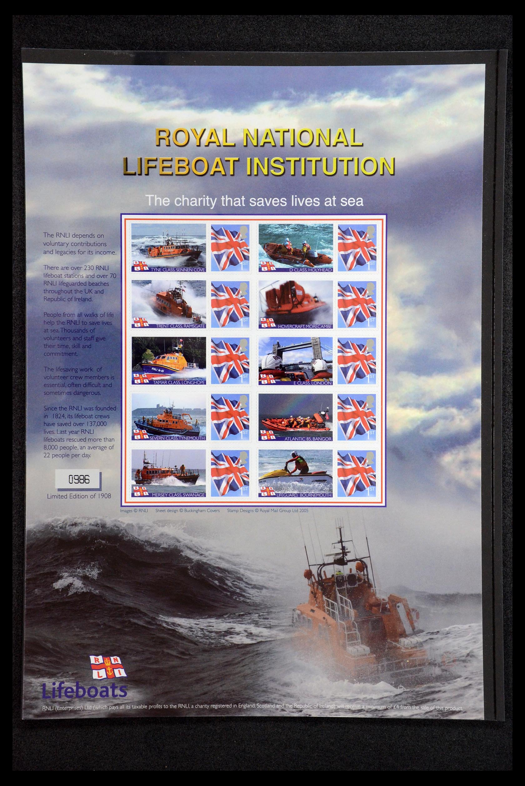 36357 043 - Postzegelverzameling 36357 Engeland Post Office label (smiler) sheets