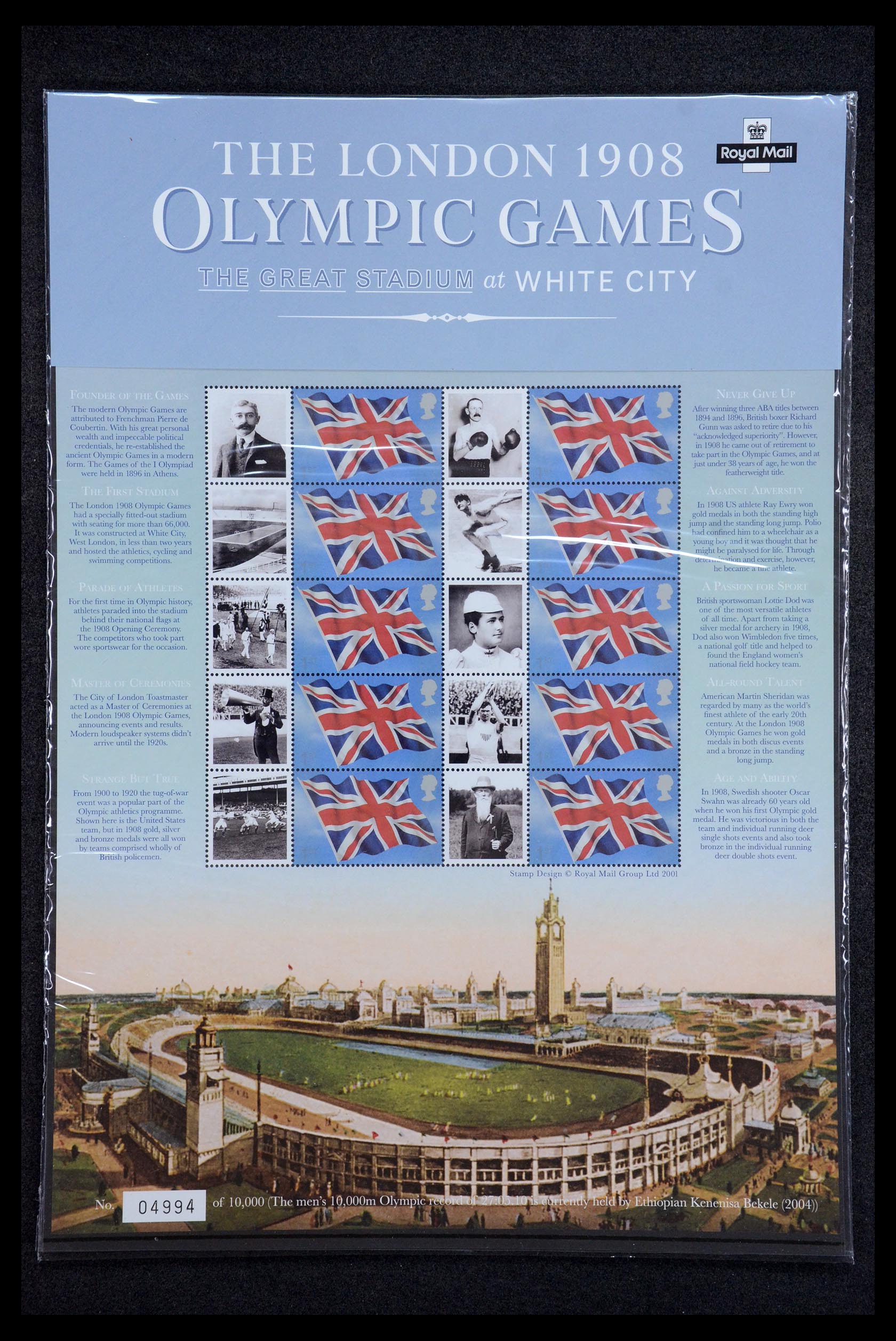36357 052 - Postzegelverzameling 36357 Engeland Post Office label (smiler) sheets
