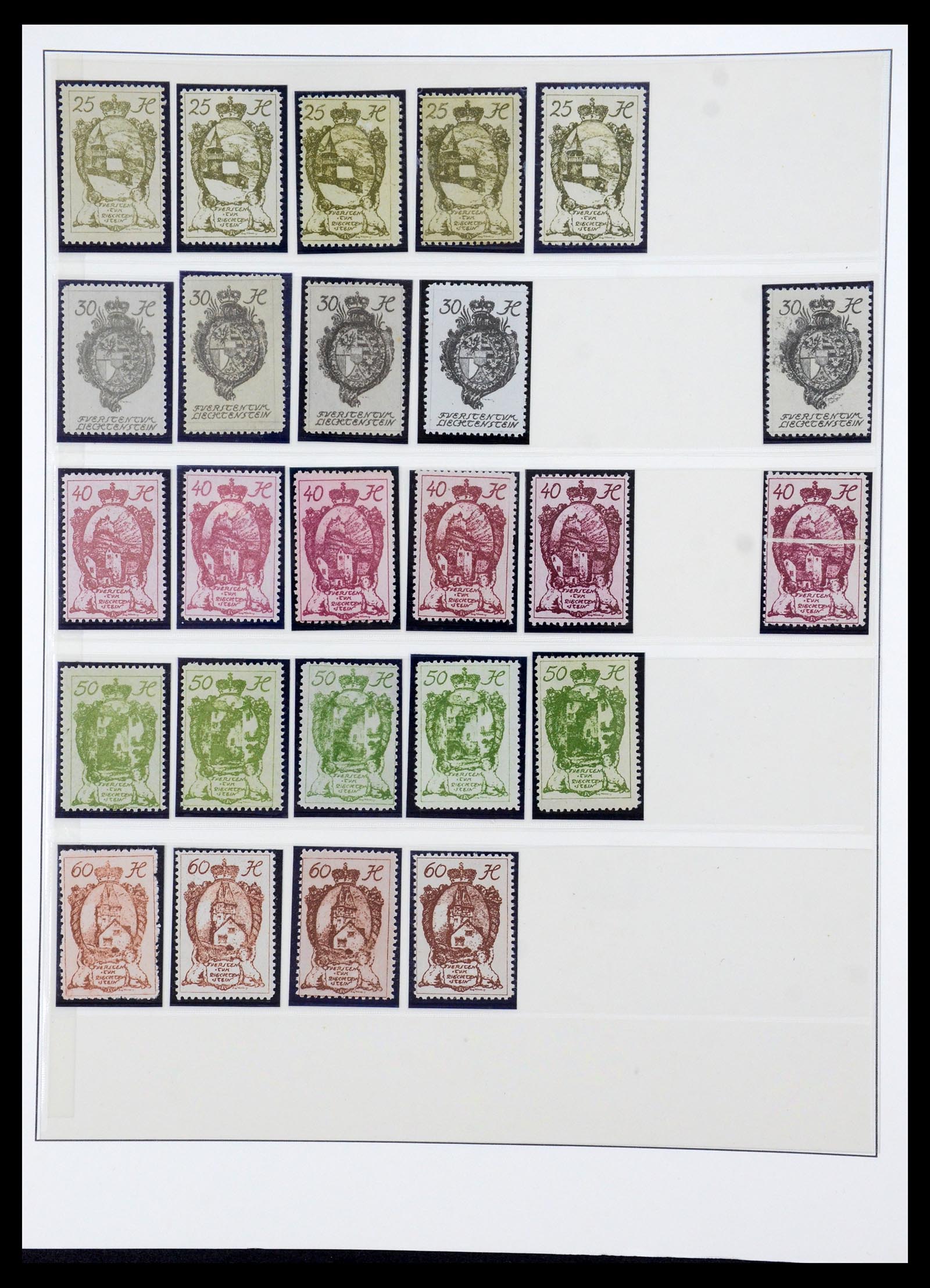 36358 007 - Postzegelverzameling 36358 Liechtenstein 1912-1971.