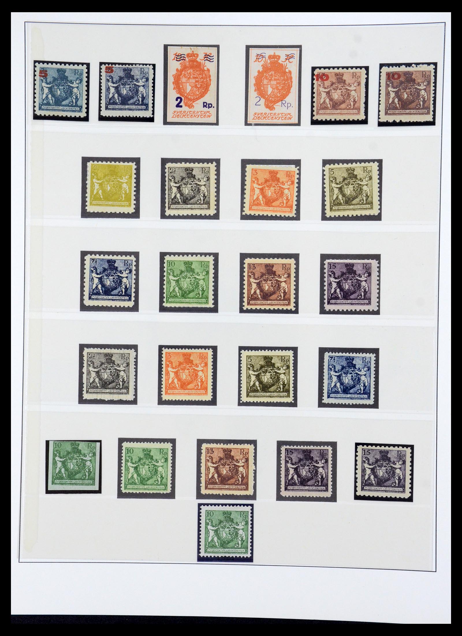 36358 009 - Stamp collection 36358 Liechtenstein 1912-1971.