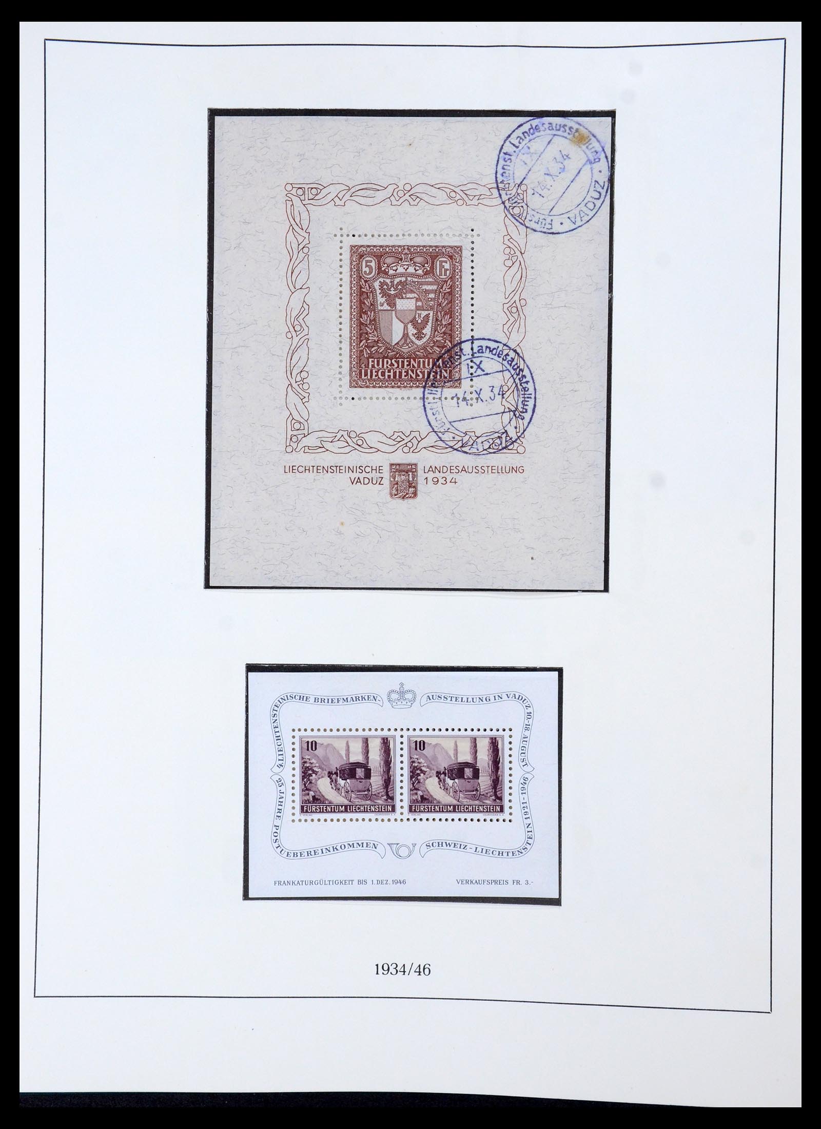 36358 014 - Stamp collection 36358 Liechtenstein 1912-1971.