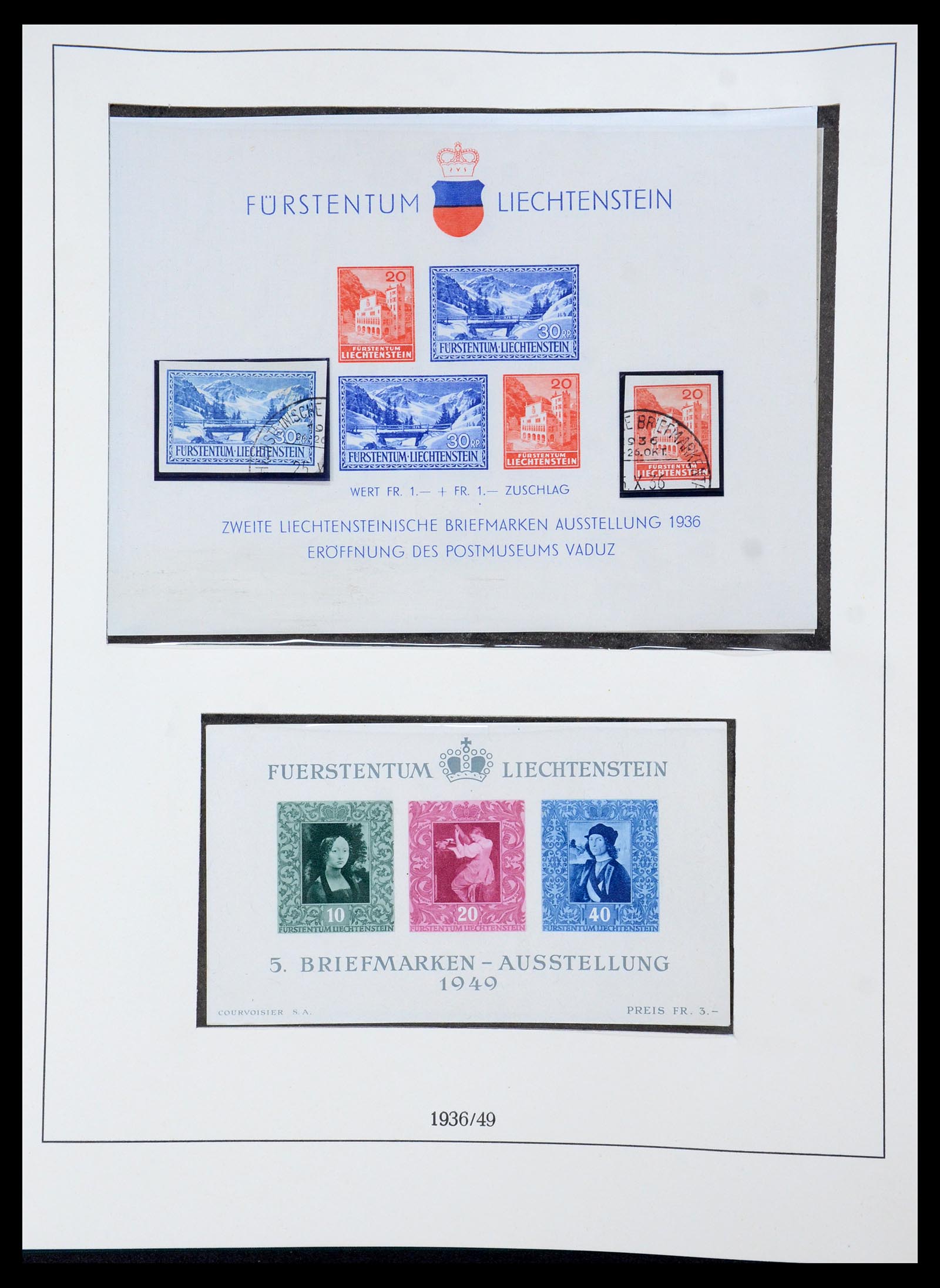 36358 016 - Stamp collection 36358 Liechtenstein 1912-1971.