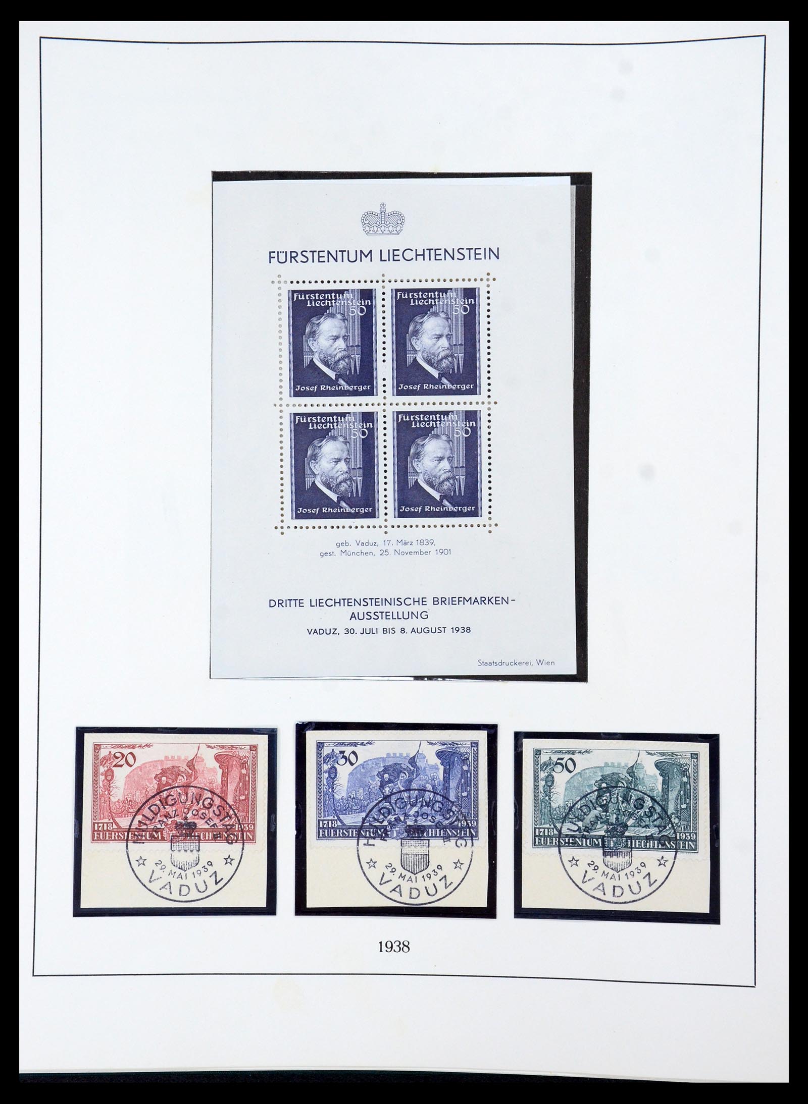 36358 018 - Stamp collection 36358 Liechtenstein 1912-1971.