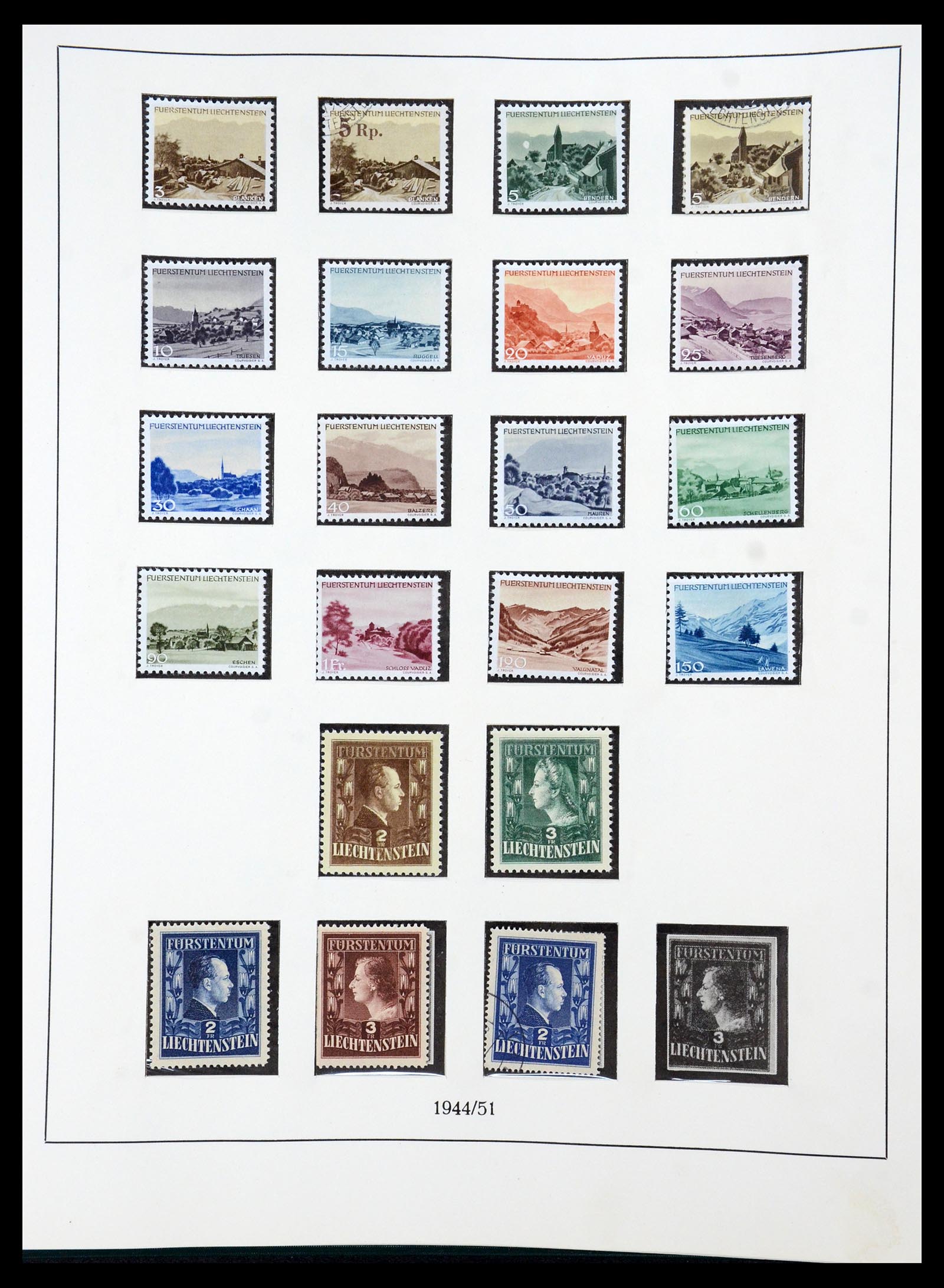 36358 023 - Stamp collection 36358 Liechtenstein 1912-1971.