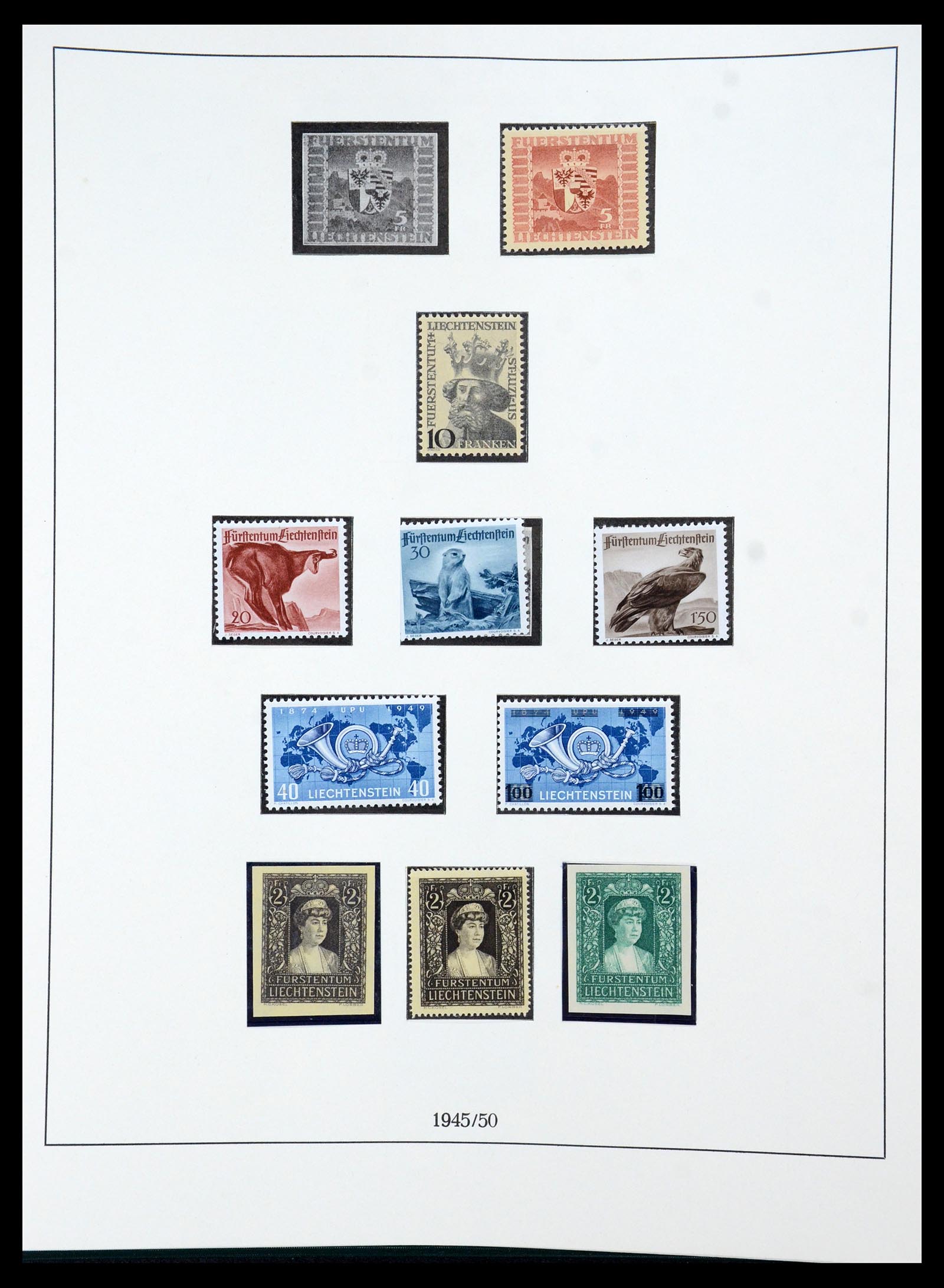 36358 024 - Stamp collection 36358 Liechtenstein 1912-1971.