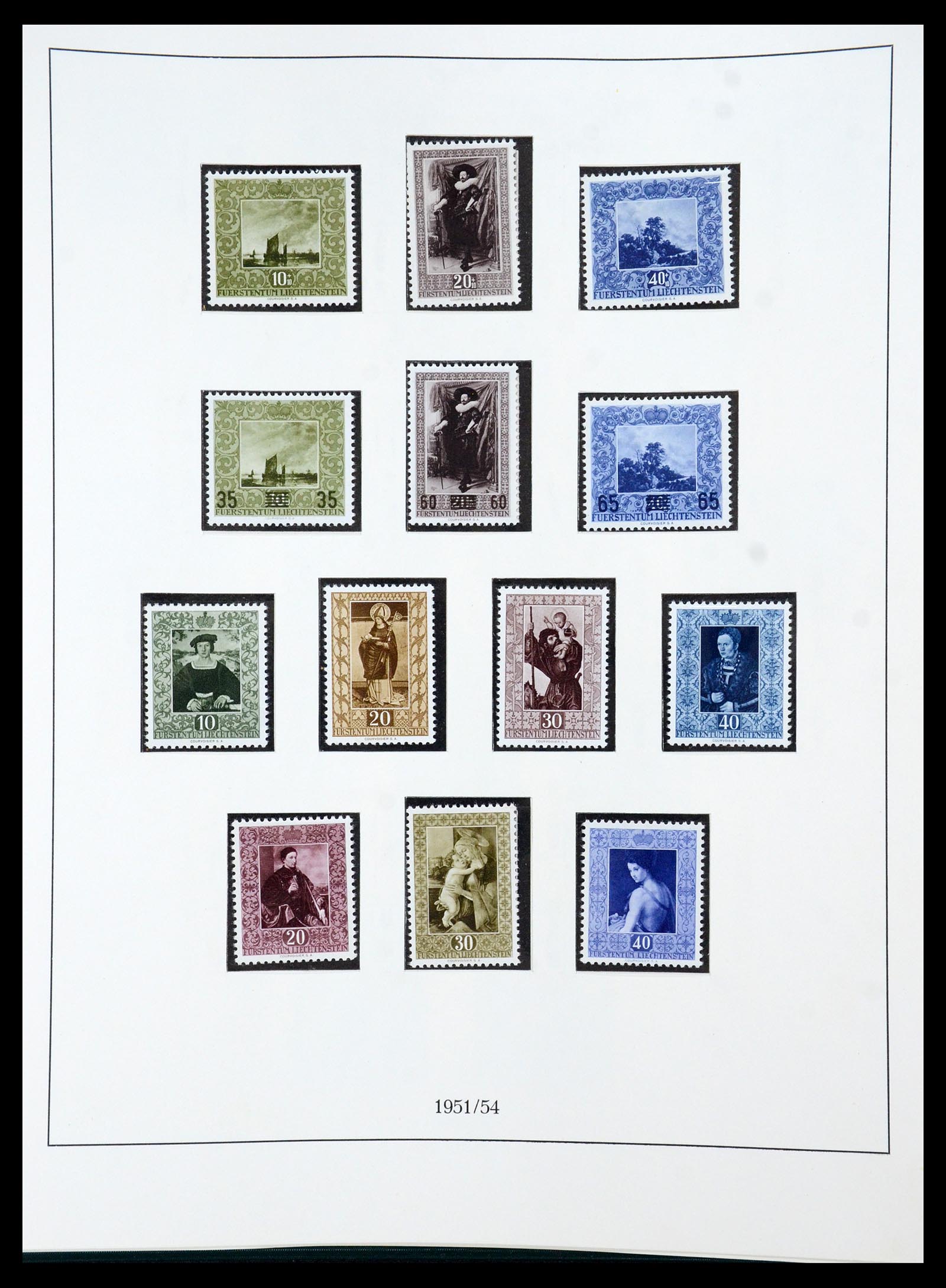 36358 027 - Stamp collection 36358 Liechtenstein 1912-1971.