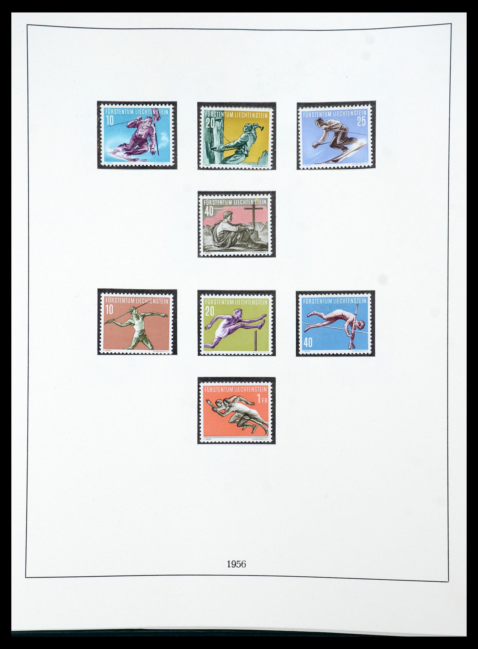 36358 029 - Postzegelverzameling 36358 Liechtenstein 1912-1971.