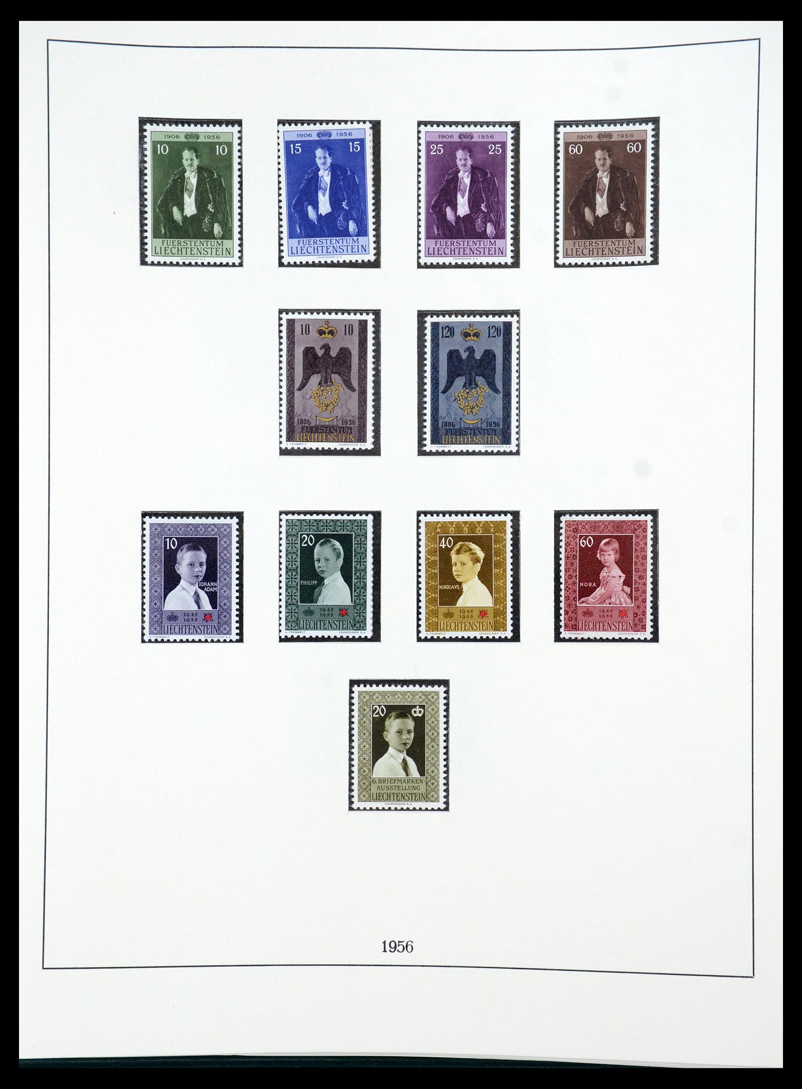 36358 030 - Postzegelverzameling 36358 Liechtenstein 1912-1971.