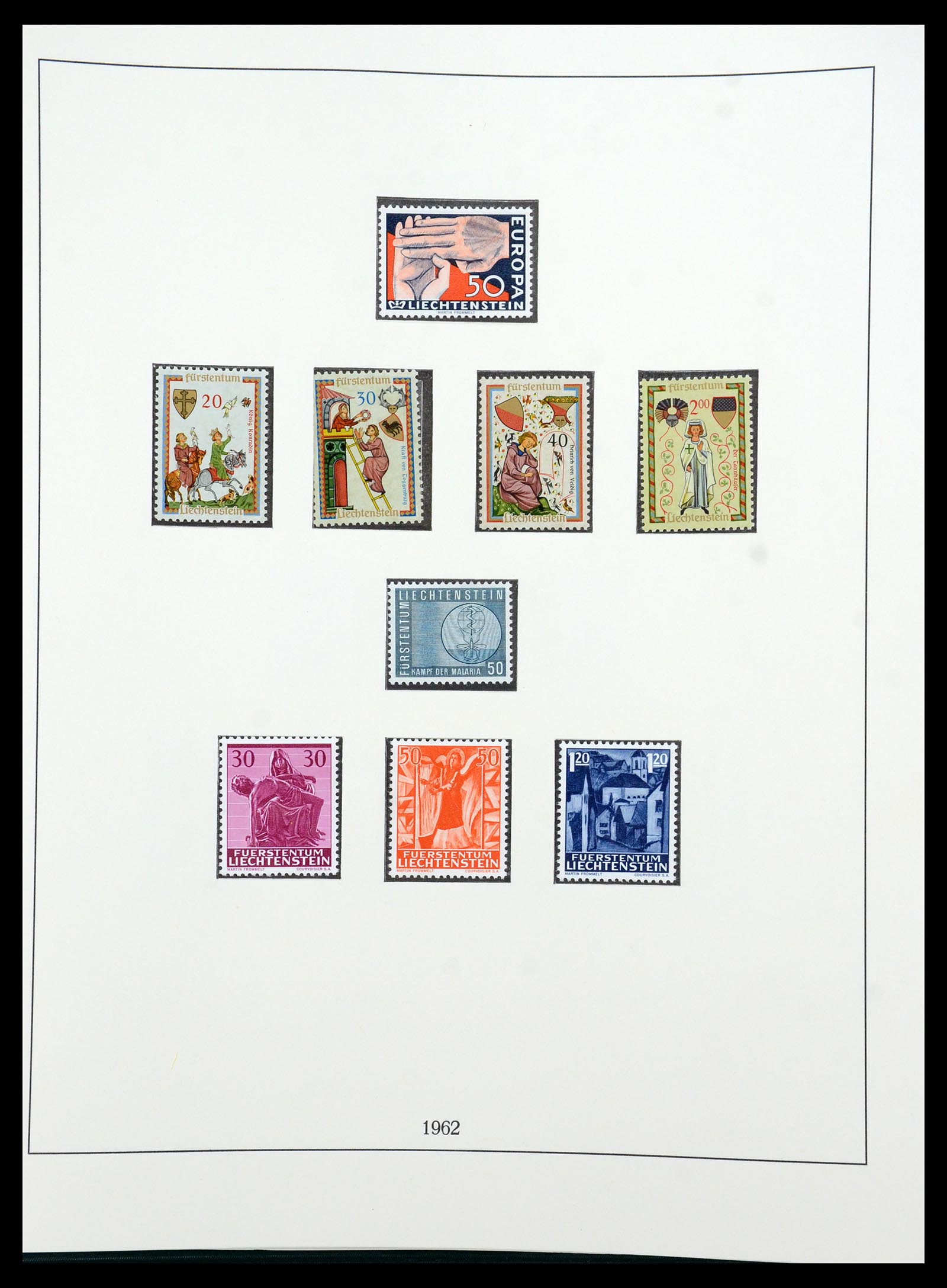 36358 037 - Postzegelverzameling 36358 Liechtenstein 1912-1971.