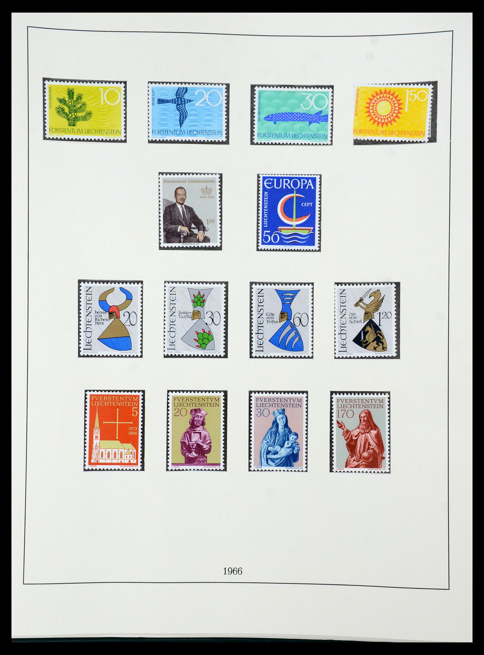 36358 041 - Stamp collection 36358 Liechtenstein 1912-1971.