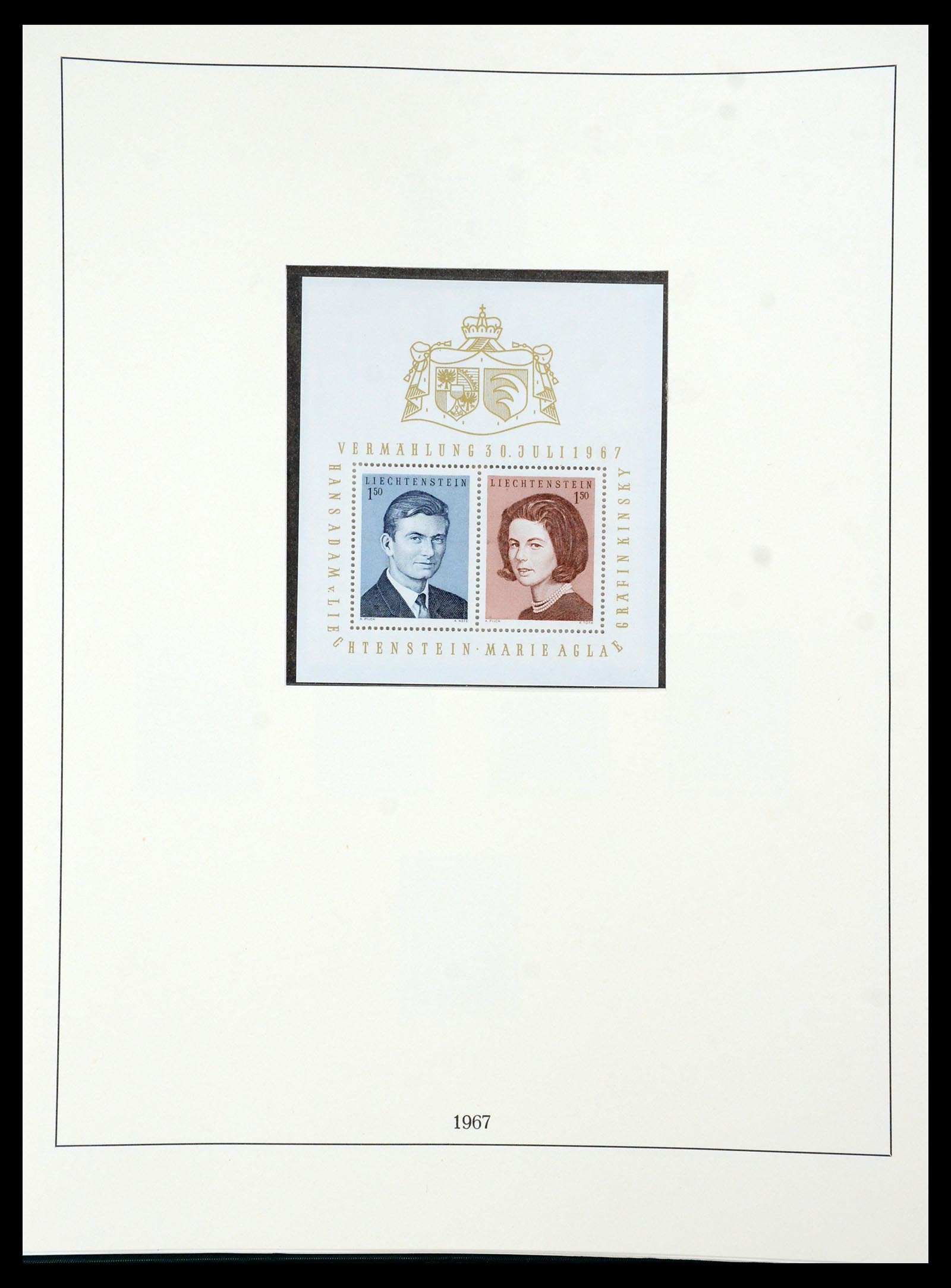 36358 043 - Stamp collection 36358 Liechtenstein 1912-1971.