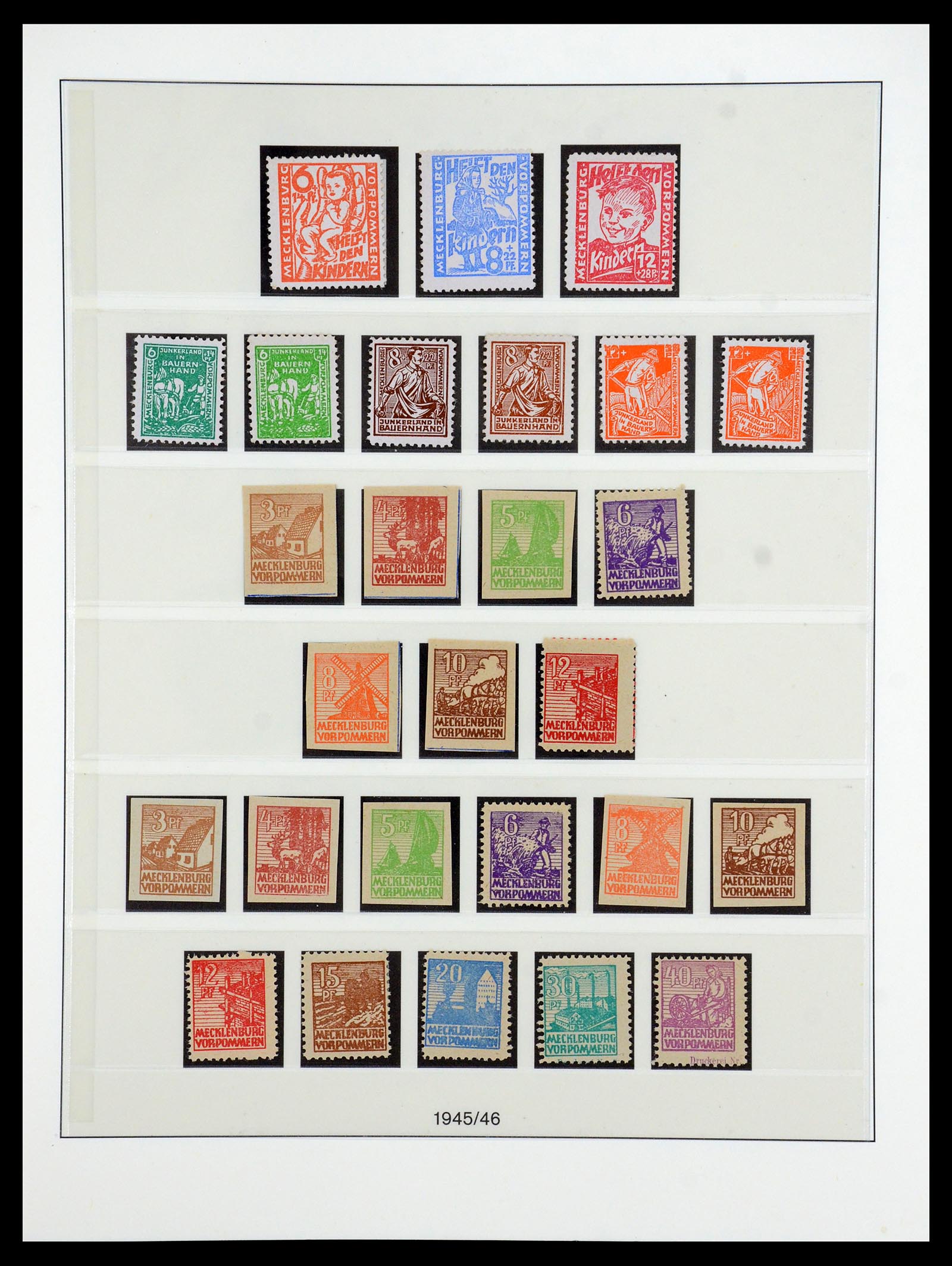 36361 005 - Postzegelverzameling 36361 Sovjet Zone 1945-1949.