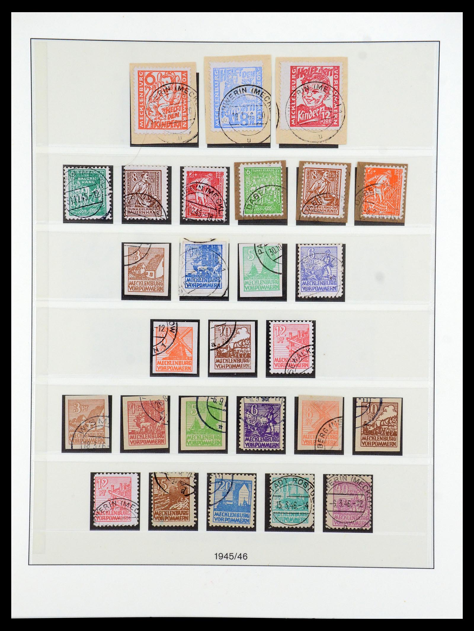 36361 006 - Postzegelverzameling 36361 Sovjet Zone 1945-1949.