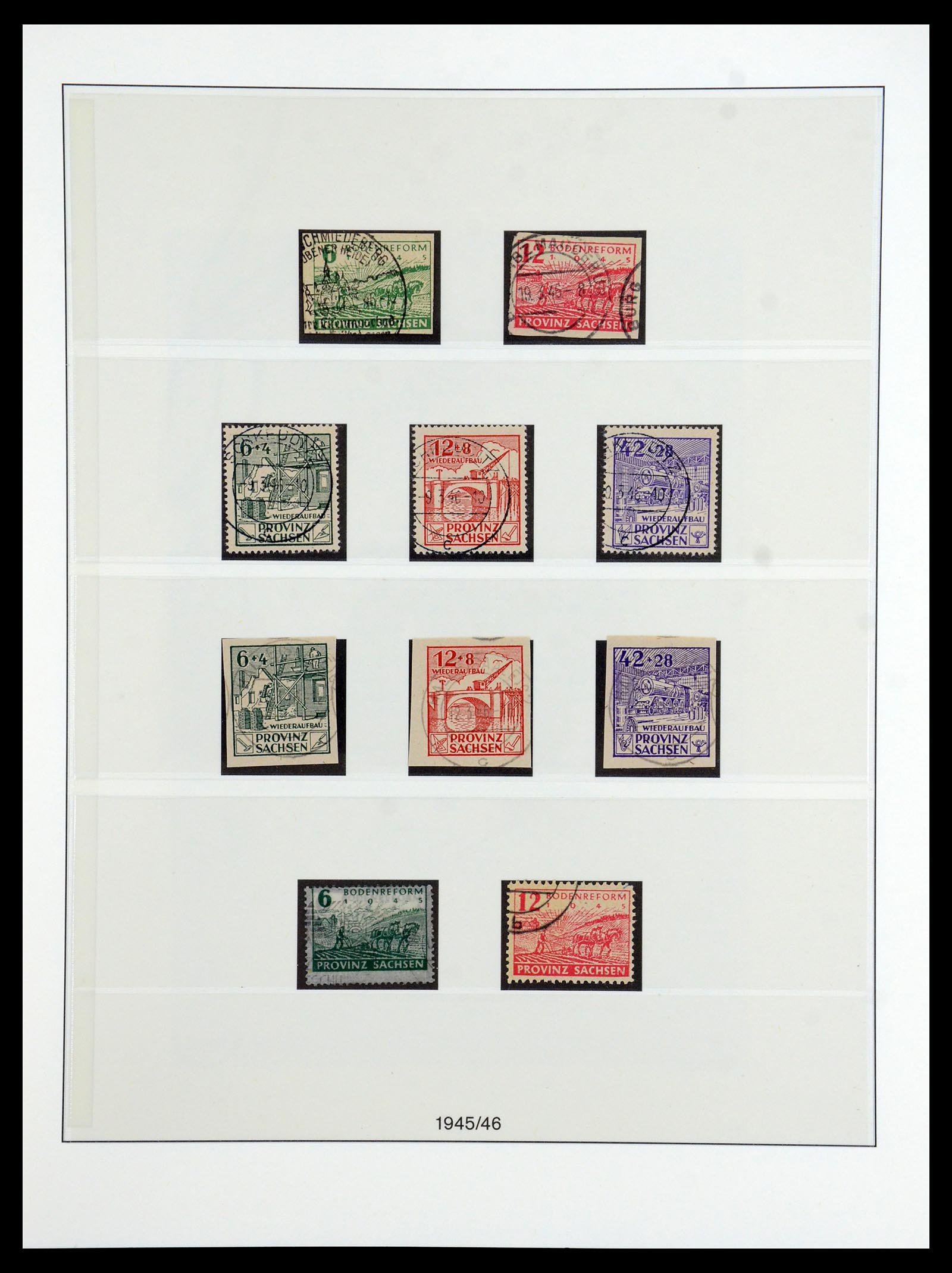 36361 012 - Postzegelverzameling 36361 Sovjet Zone 1945-1949.