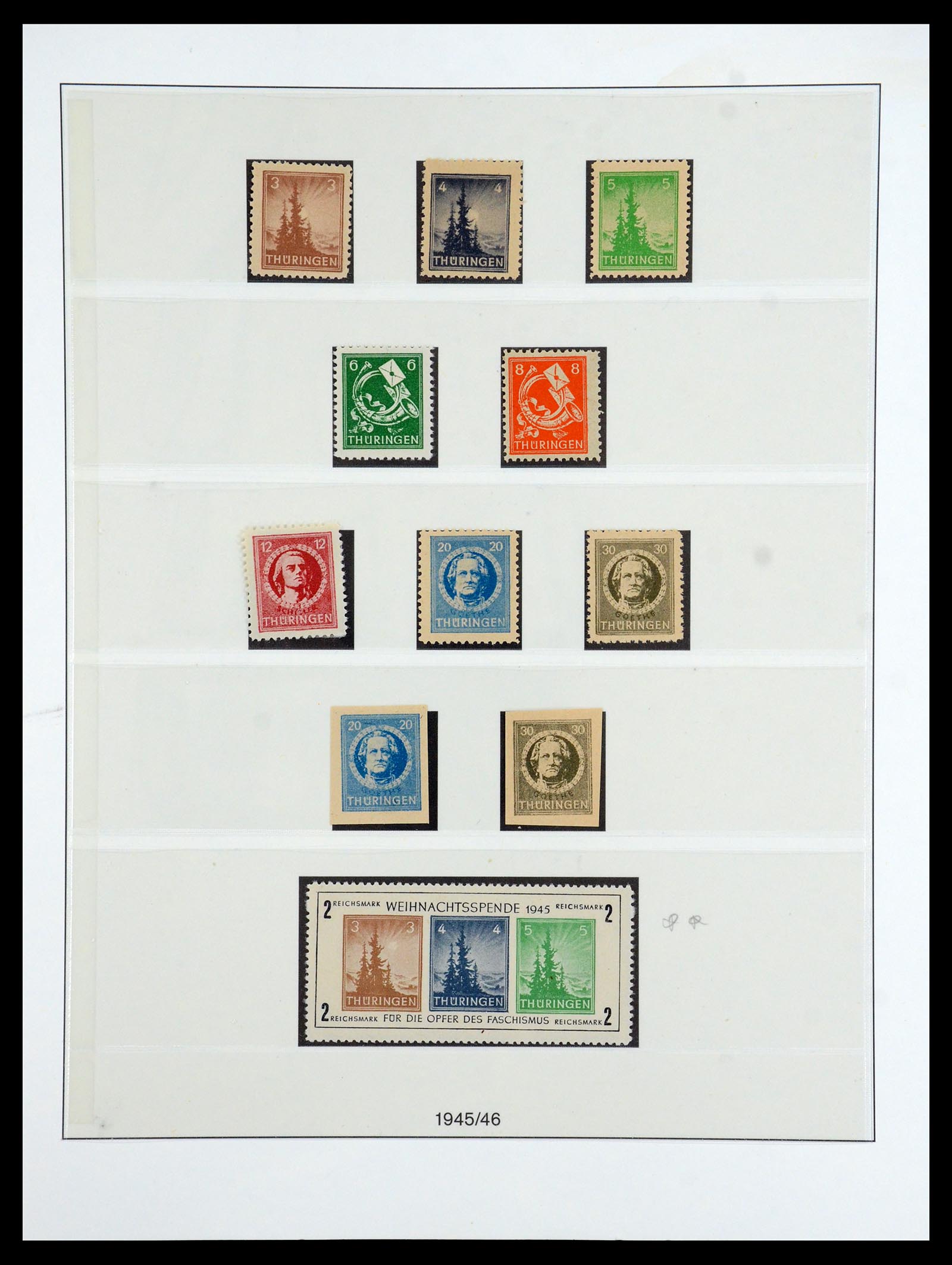 36361 014 - Stamp collection 36361 Soviet Zone 1945-1949.