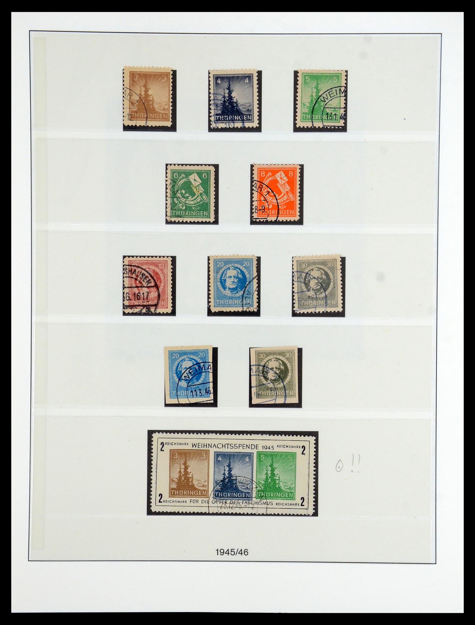 36361 015 - Postzegelverzameling 36361 Sovjet Zone 1945-1949.