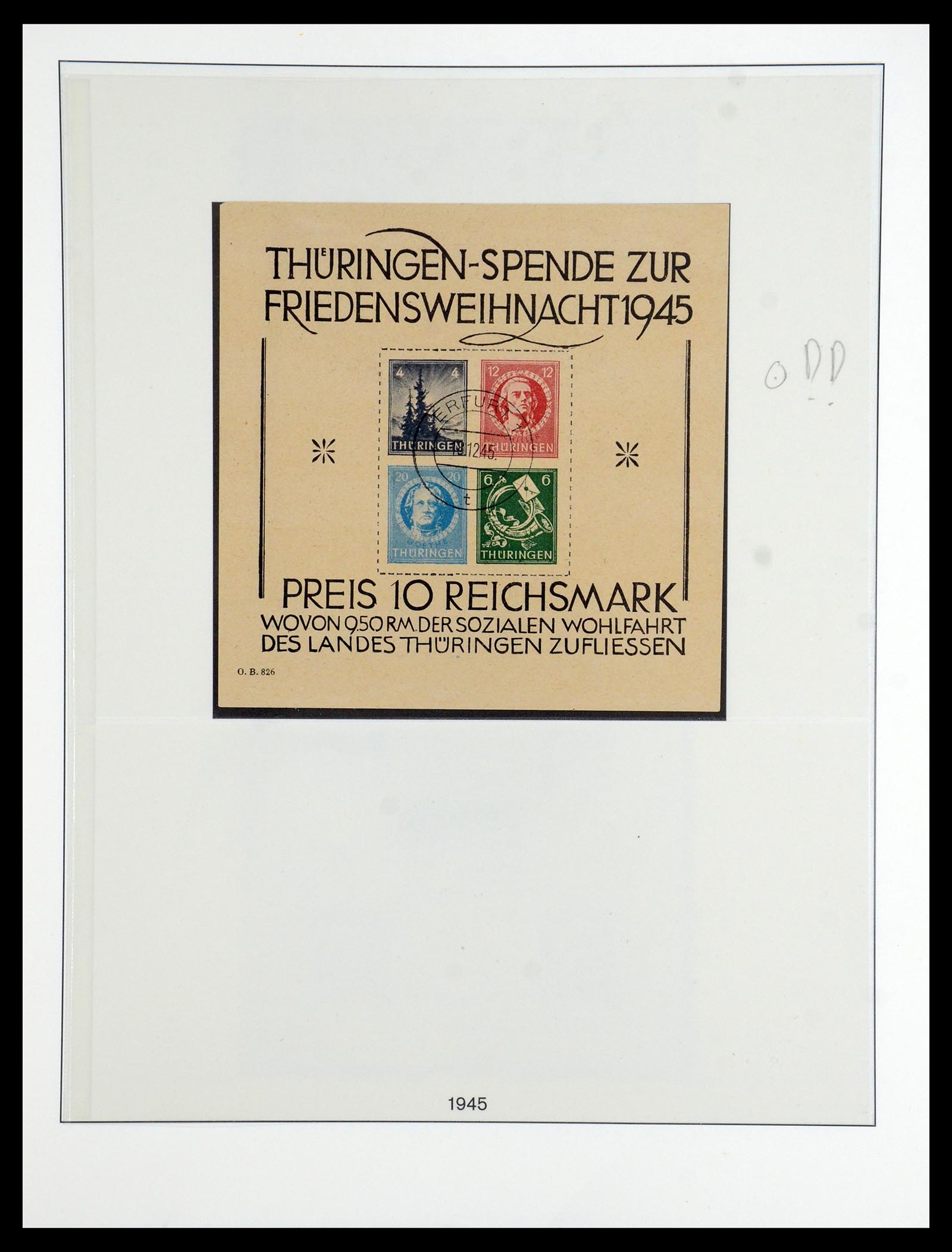 36361 016 - Postzegelverzameling 36361 Sovjet Zone 1945-1949.