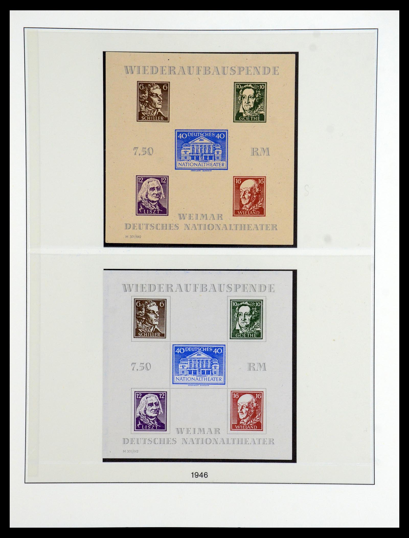 36361 017 - Postzegelverzameling 36361 Sovjet Zone 1945-1949.