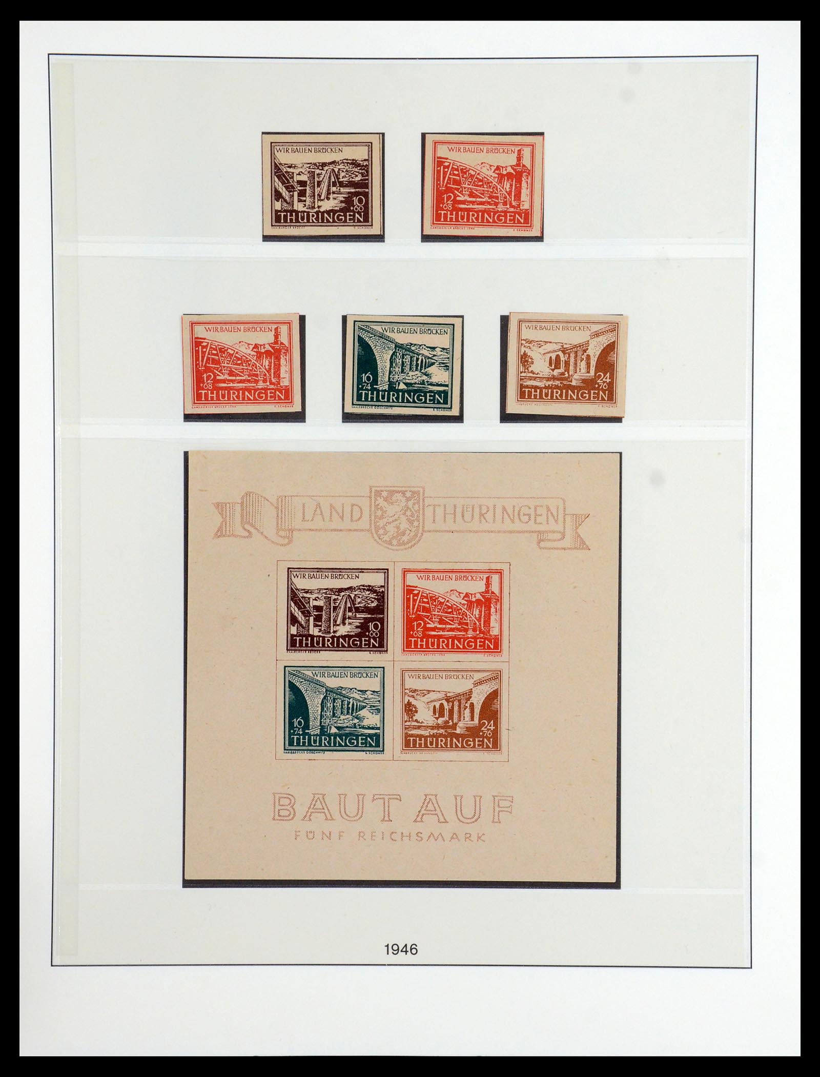 36361 019 - Postzegelverzameling 36361 Sovjet Zone 1945-1949.