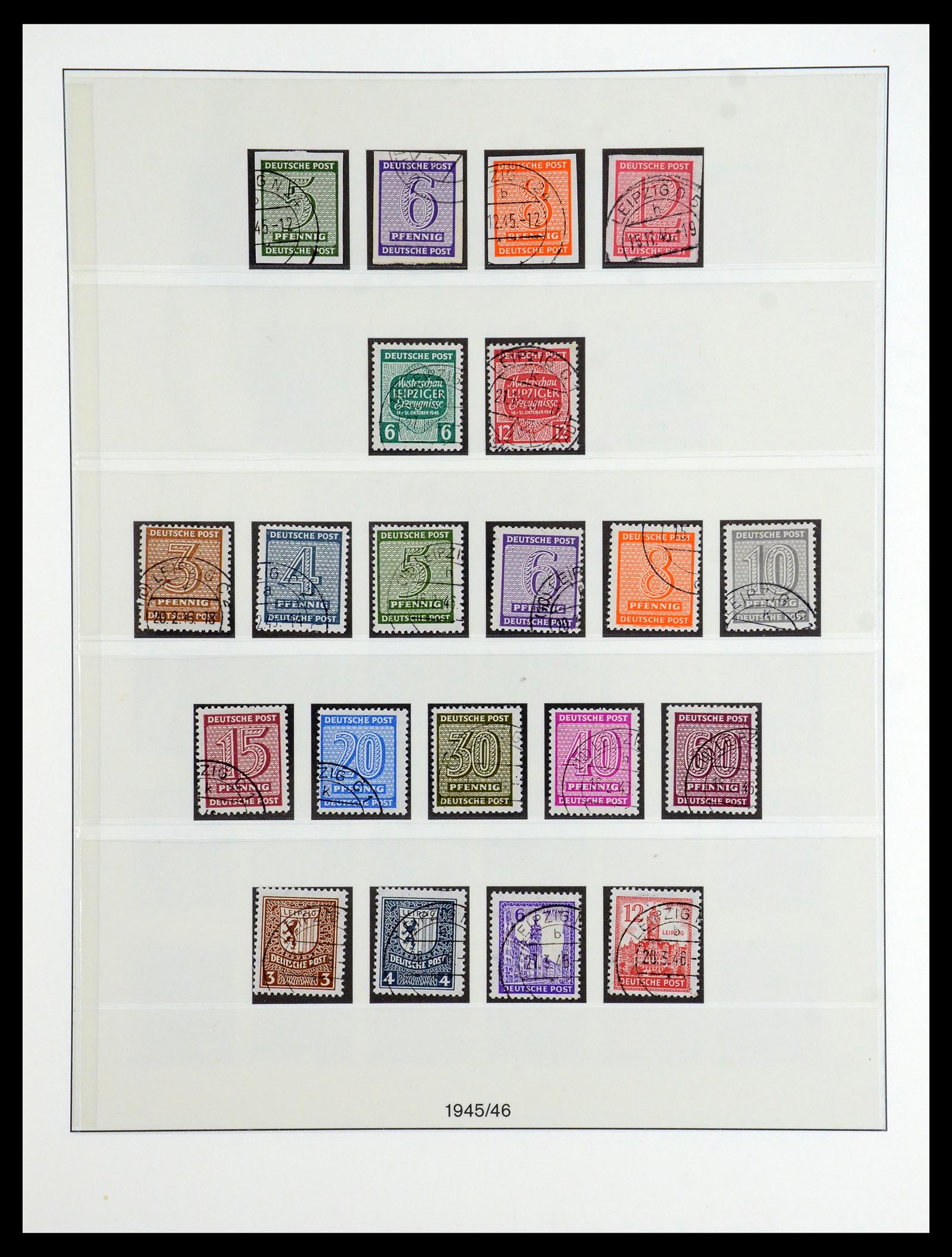 36361 025 - Postzegelverzameling 36361 Sovjet Zone 1945-1949.