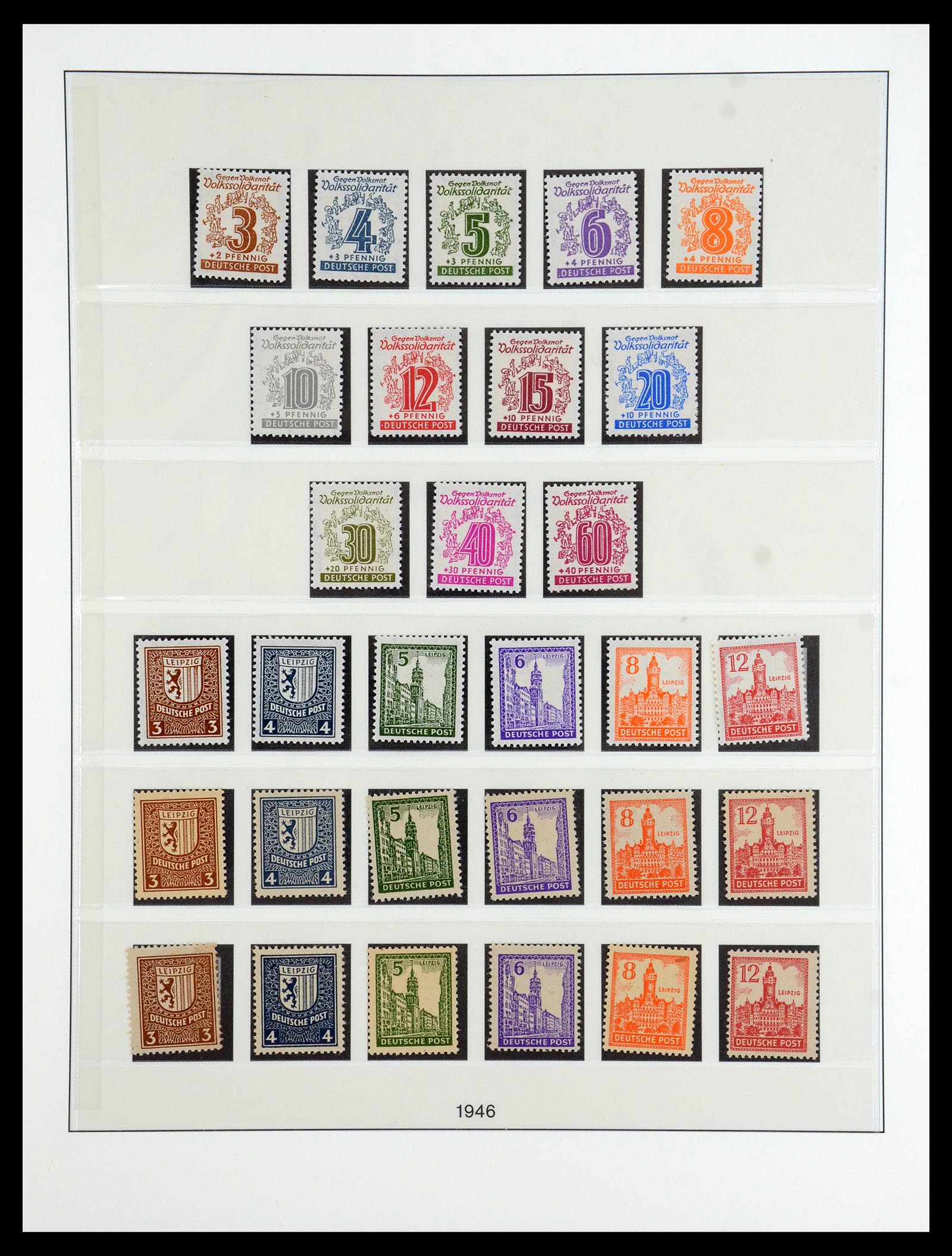 36361 026 - Postzegelverzameling 36361 Sovjet Zone 1945-1949.