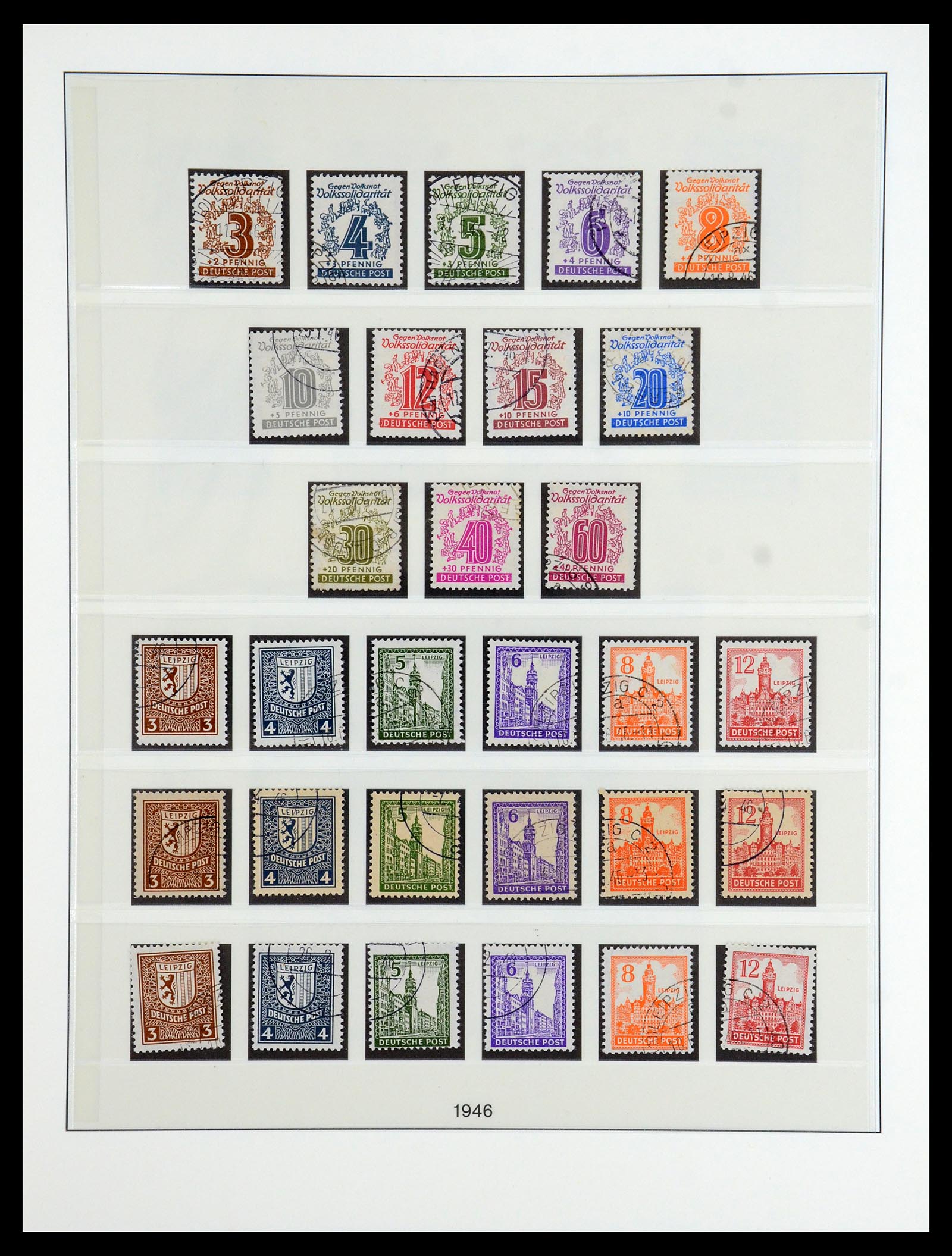 36361 027 - Stamp collection 36361 Soviet Zone 1945-1949.