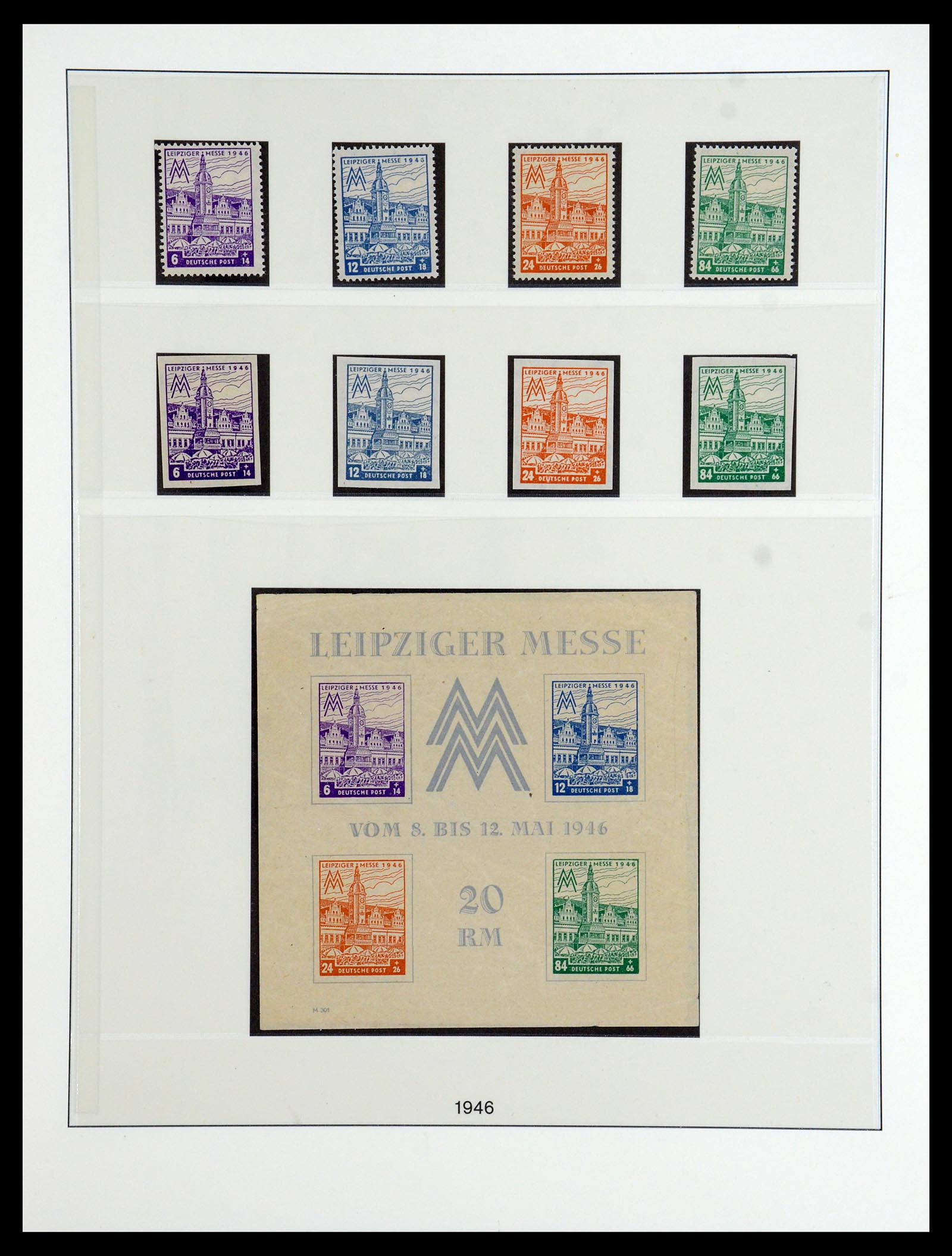 36361 028 - Postzegelverzameling 36361 Sovjet Zone 1945-1949.