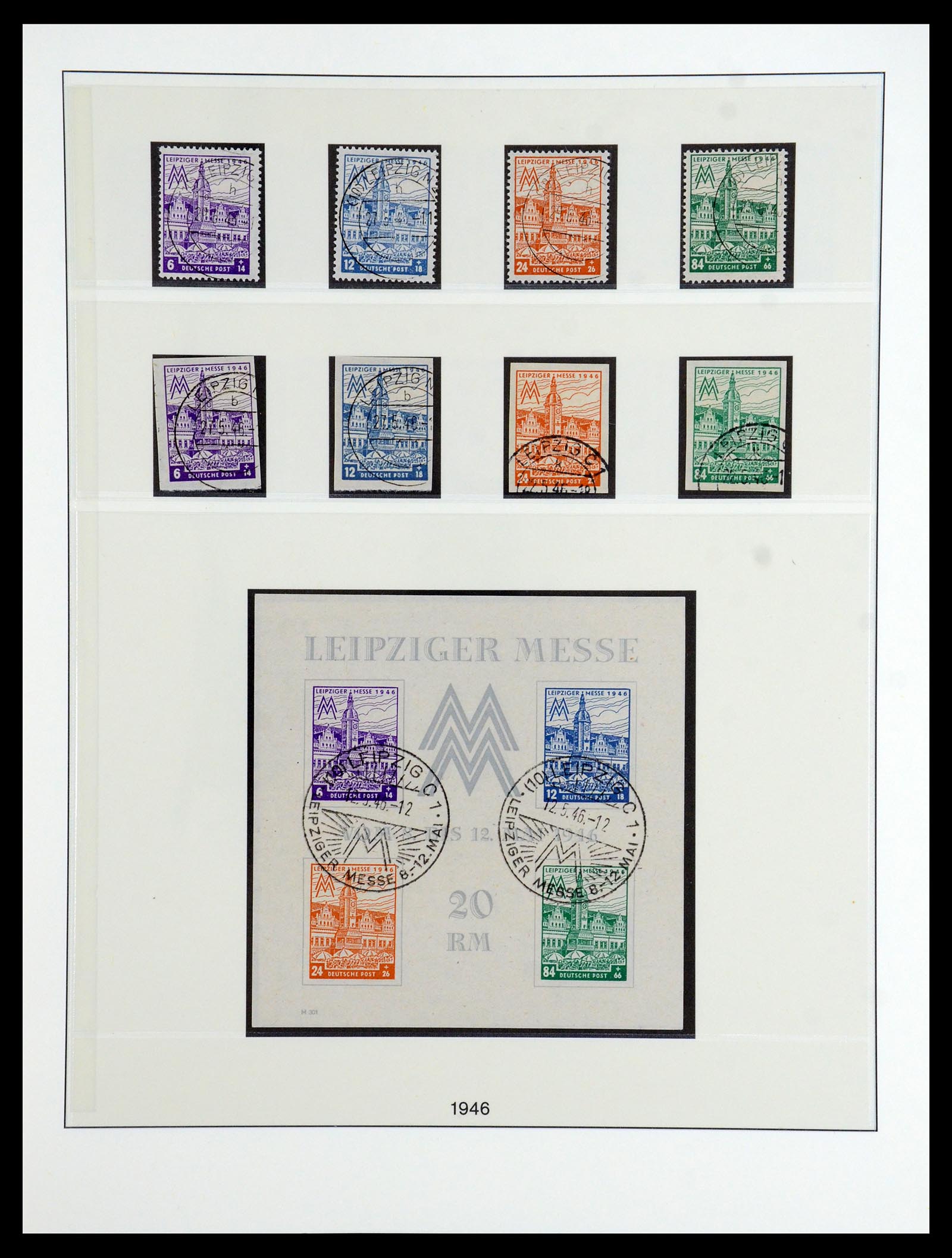 36361 029 - Postzegelverzameling 36361 Sovjet Zone 1945-1949.