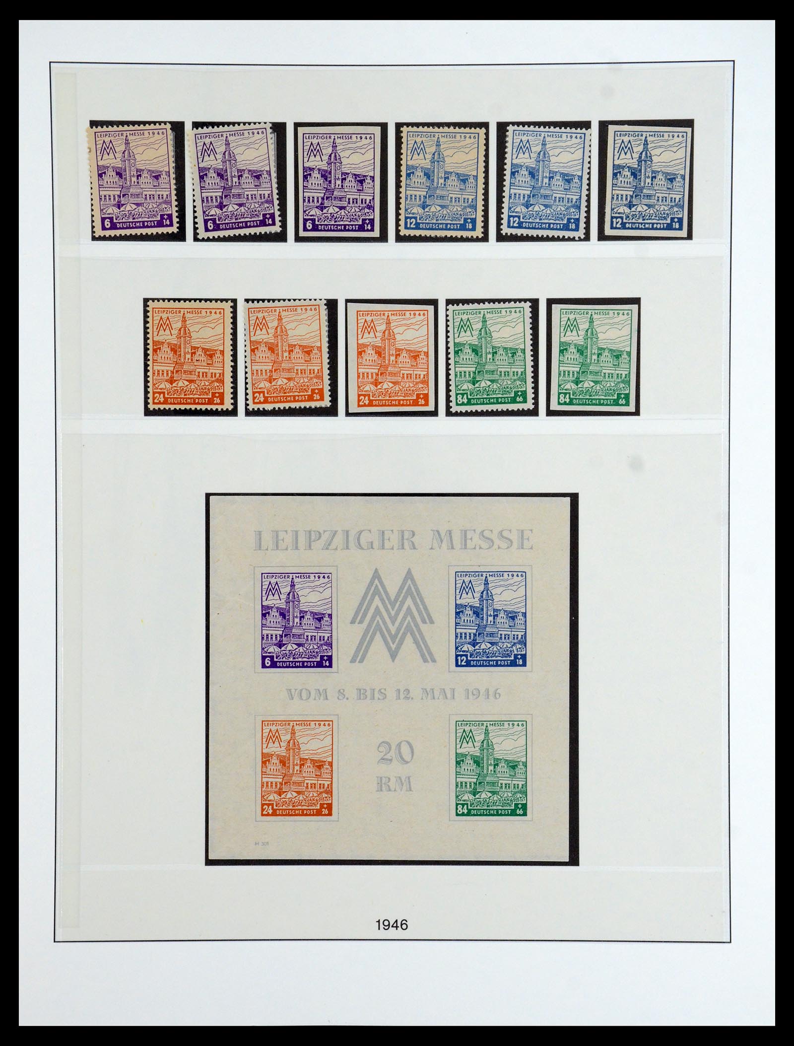 36361 030 - Stamp collection 36361 Soviet Zone 1945-1949.