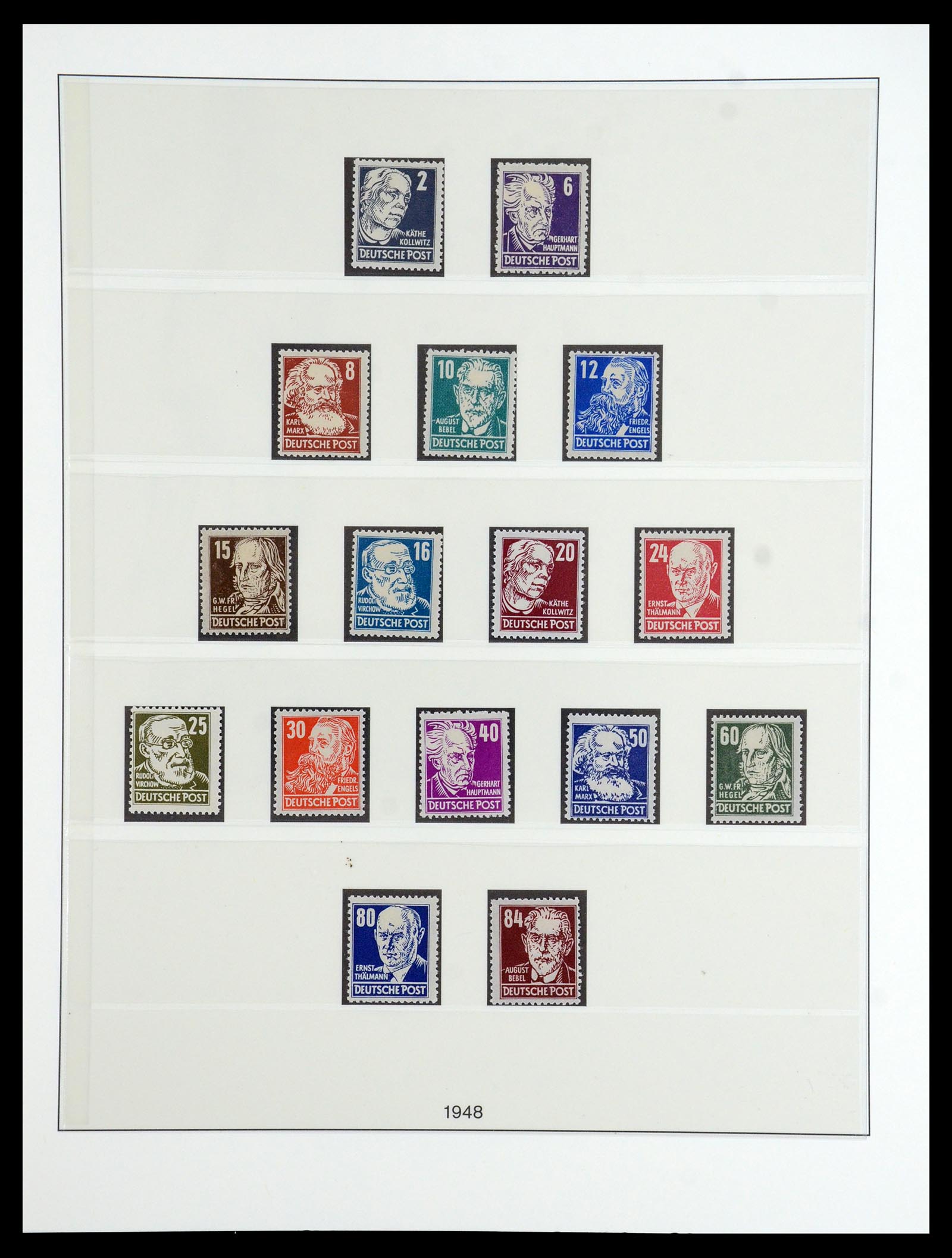 36361 038 - Postzegelverzameling 36361 Sovjet Zone 1945-1949.