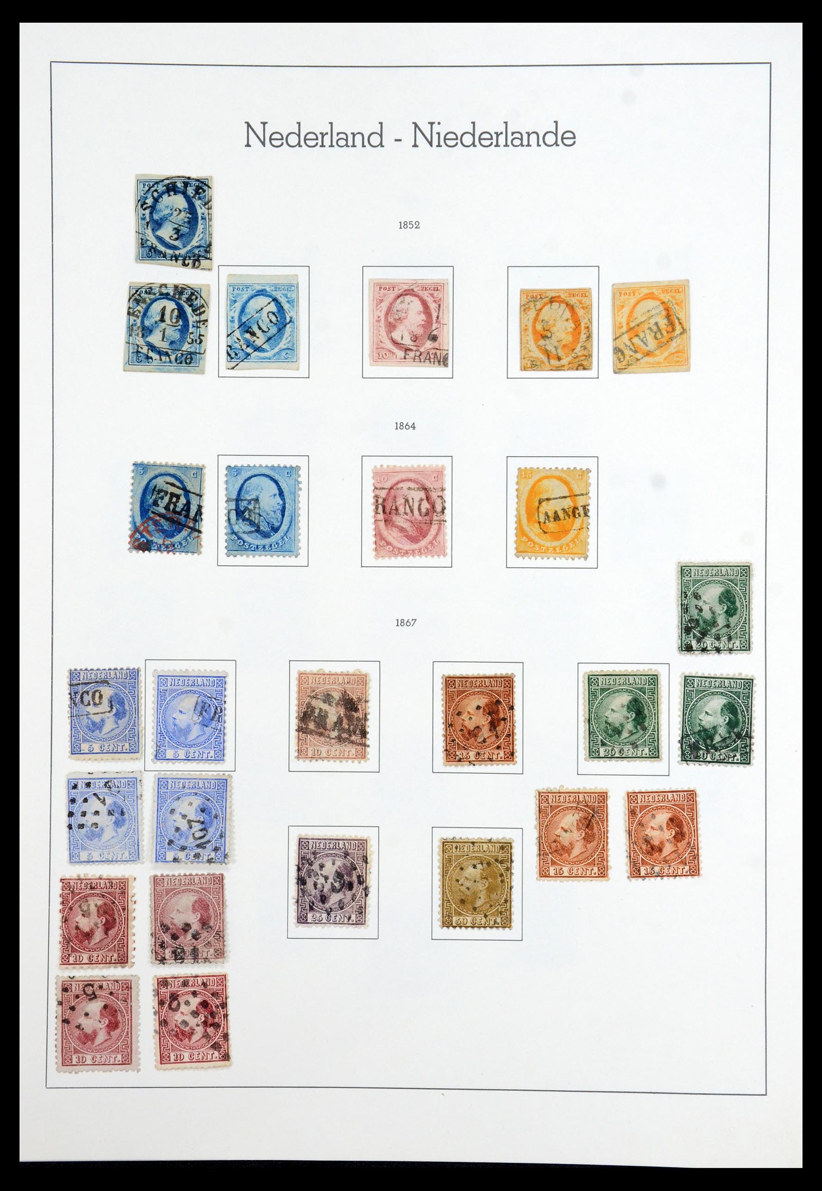 36362 001 - Postzegelverzameling 36362 Nederland 1852-1985.