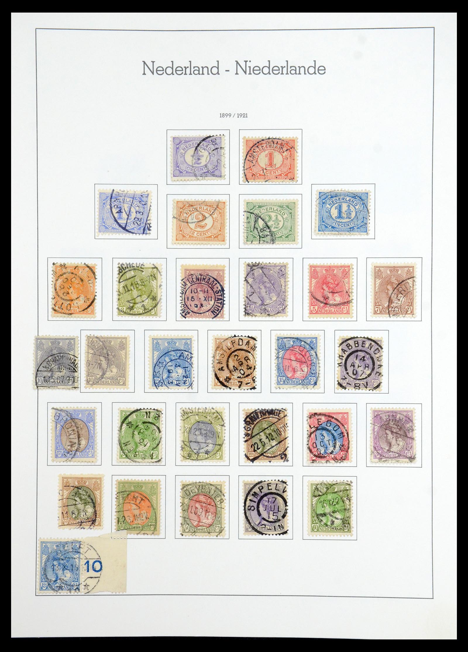 36362 004 - Postzegelverzameling 36362 Nederland 1852-1985.