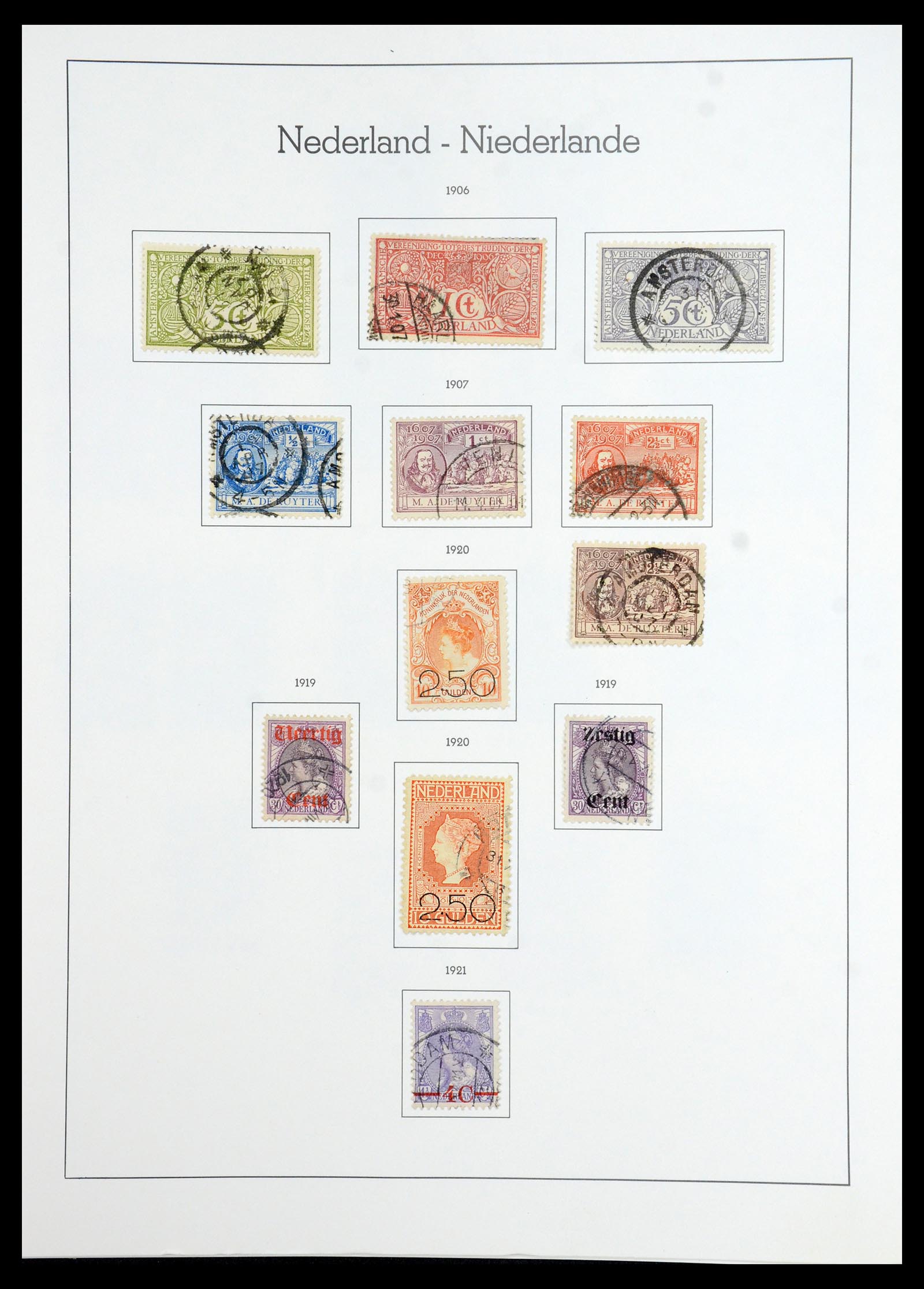 36362 006 - Postzegelverzameling 36362 Nederland 1852-1985.