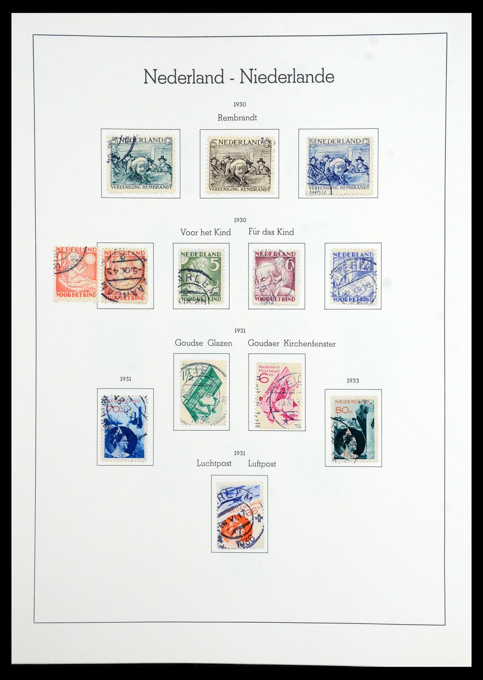 36362 015 - Postzegelverzameling 36362 Nederland 1852-1985.